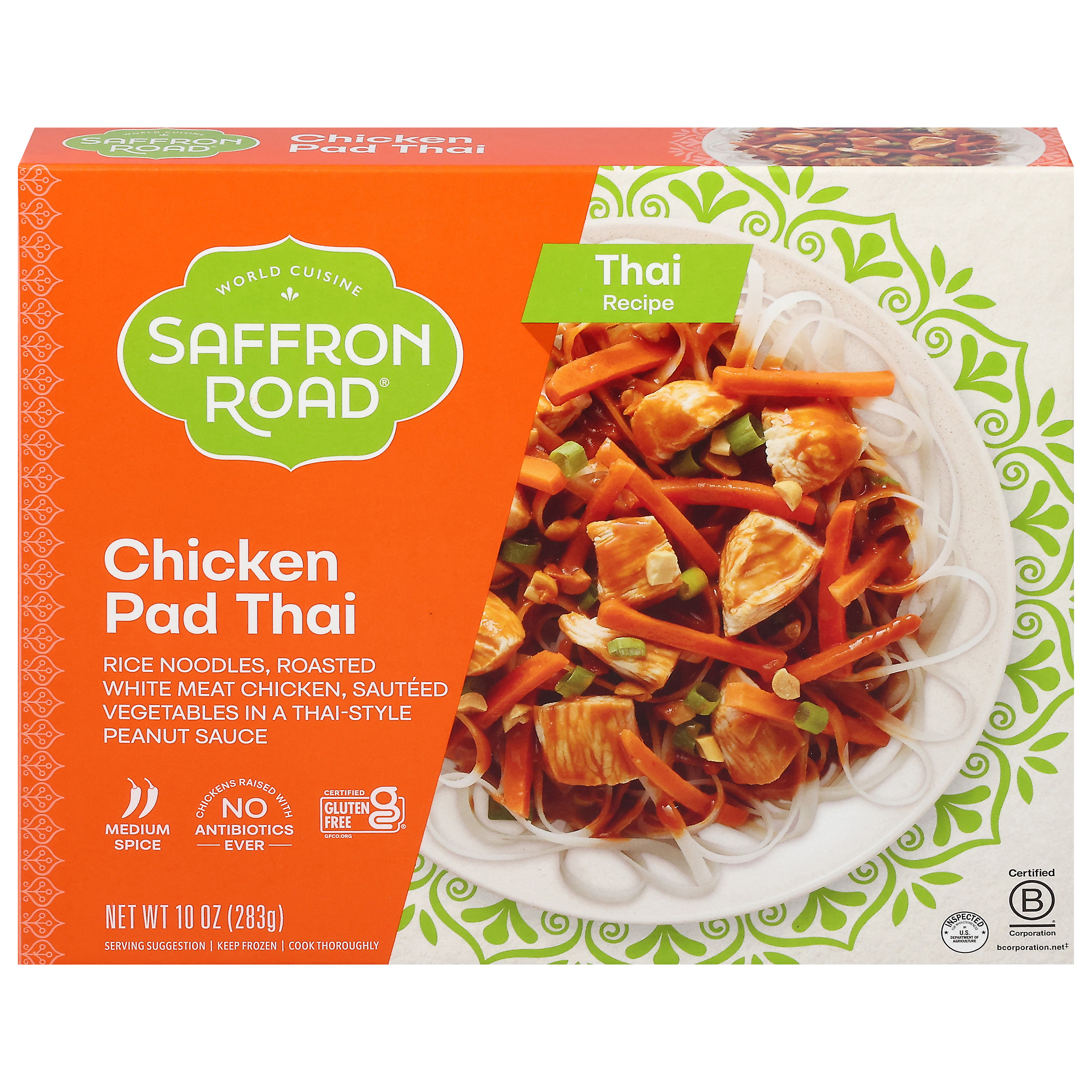 Saffron Road Medium Spice Thai Recipe Chicken Pad Thai