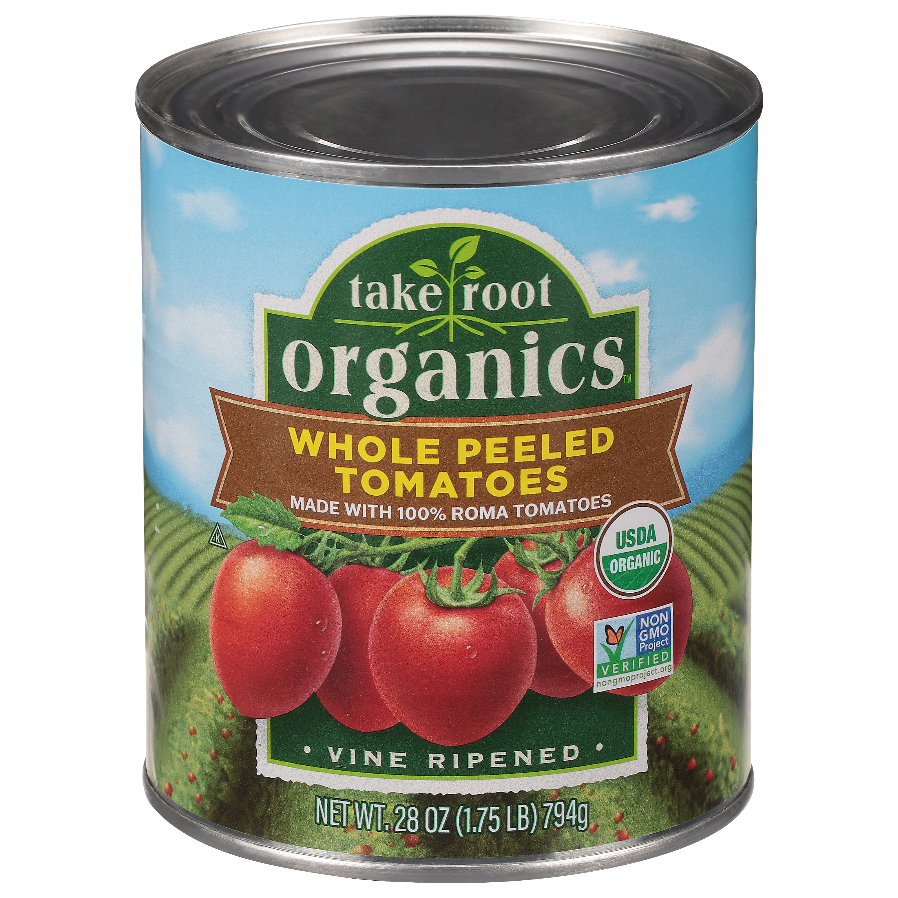 Take Root Organics Peeled Whole Tomatoes