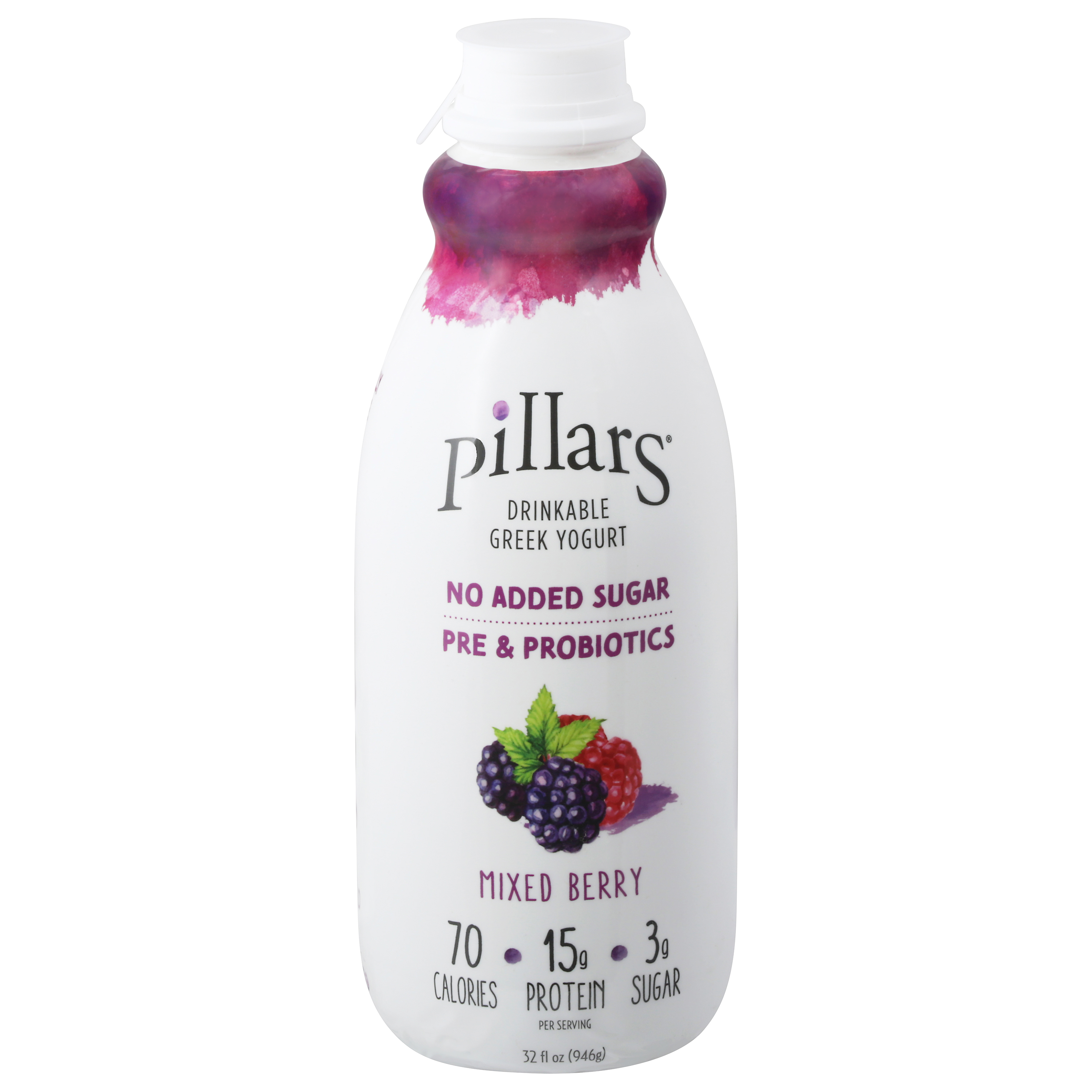 Pillars Mixed Berry Drinkable Greek Yogurt