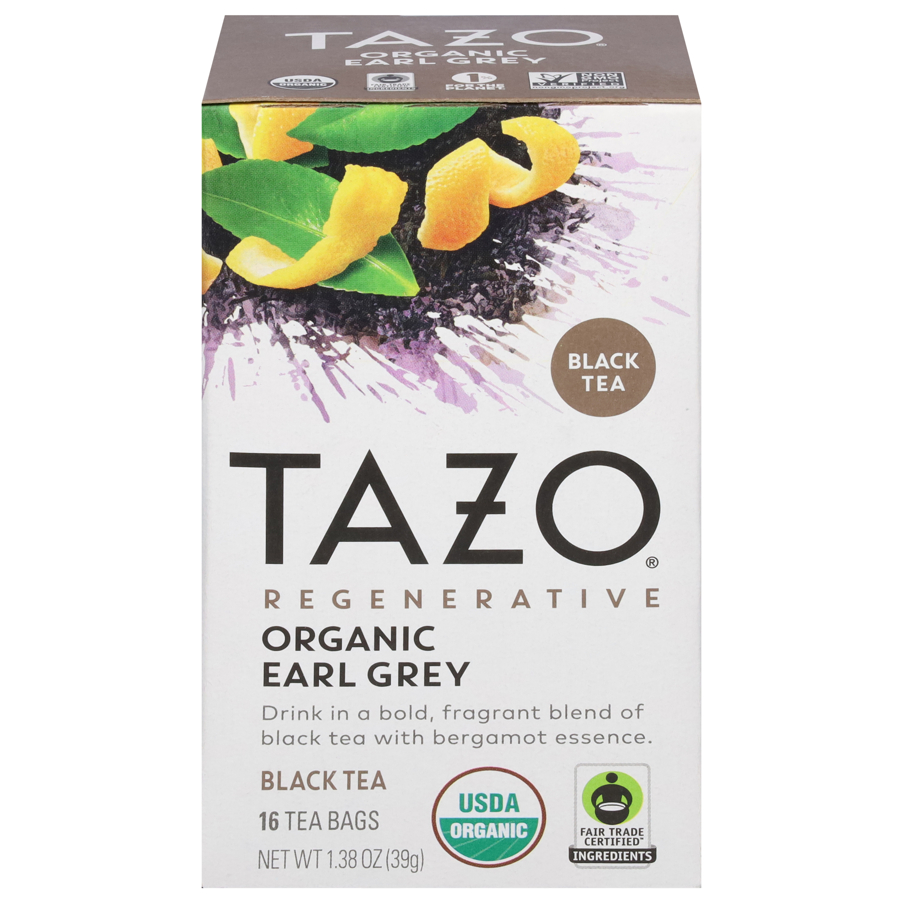 Tazo Tea Bags Organic Earl Grey Black Tea