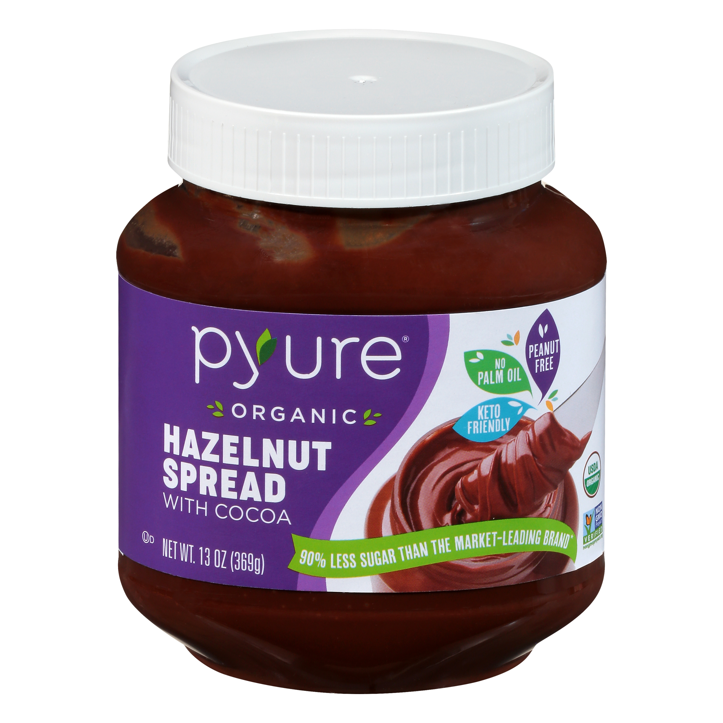 Pyure Organic with Cocoa Hazelnut Spread with Cocoa Hazelnut Spread
