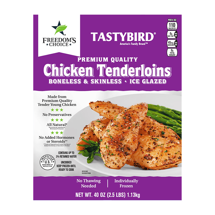 Freedom's Choice Tastybird Boneless & Skinless Ice Glazed Chicken