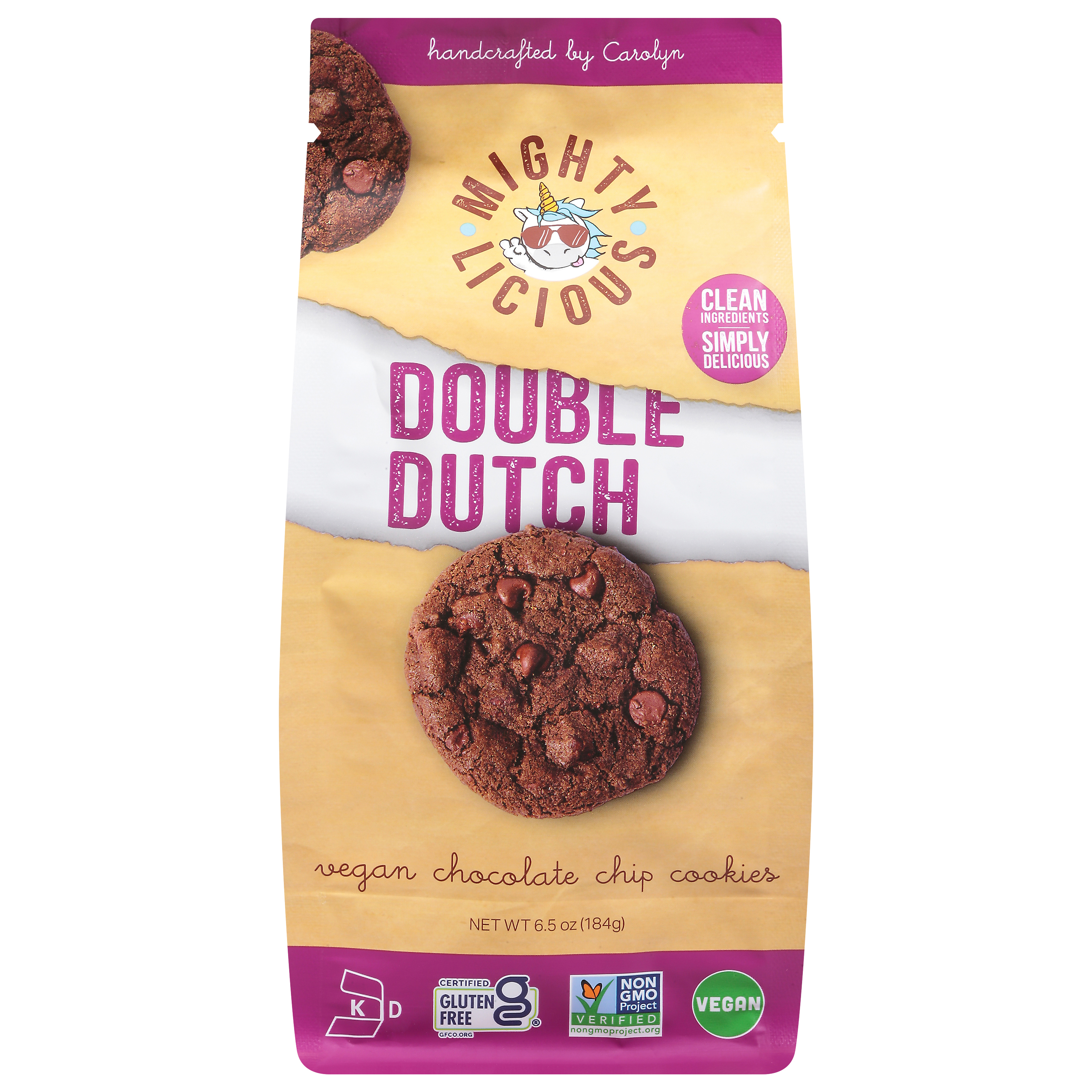 Mightylicious Vegan Double Dutch Chocolate Chip Cookies