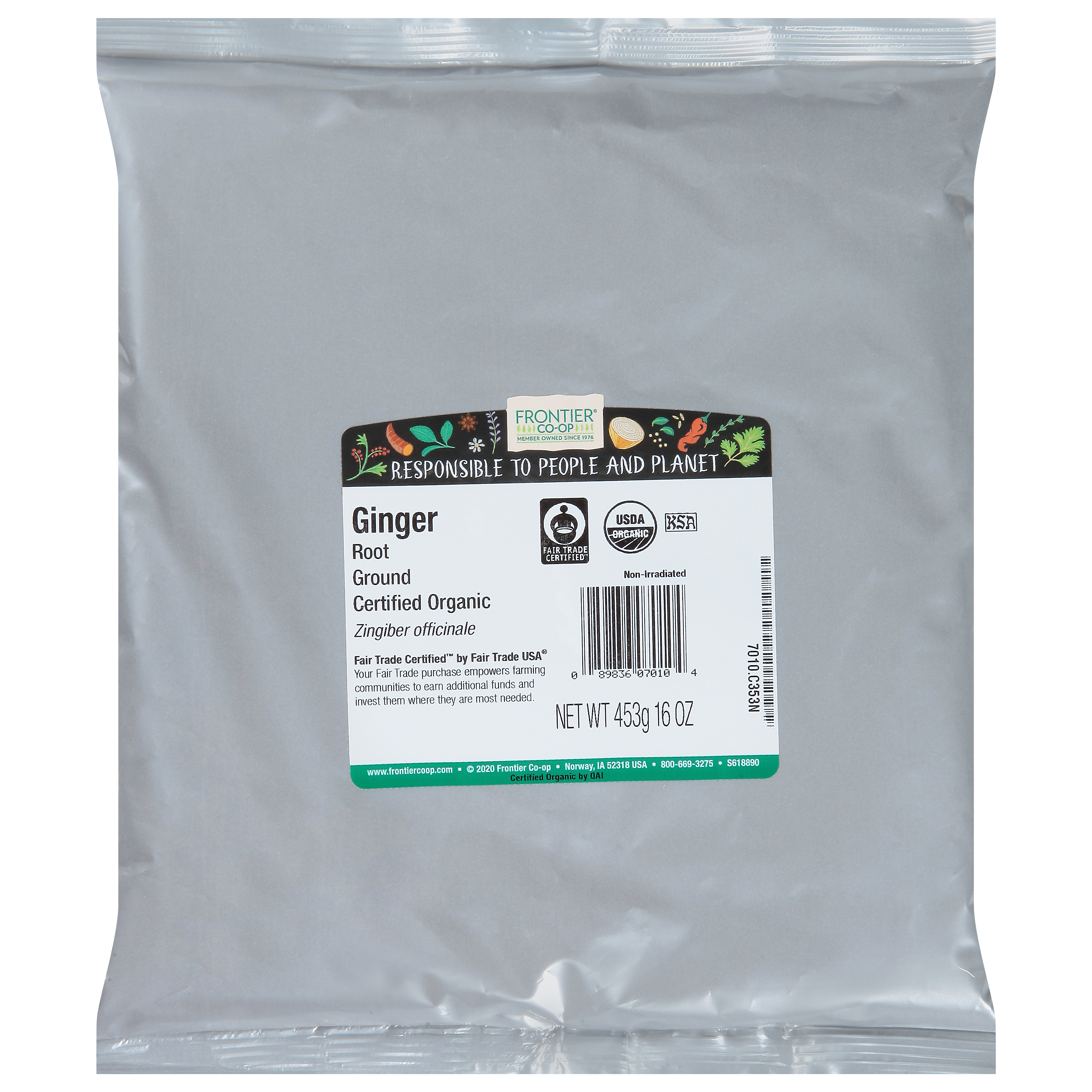 Frontier Co-op Ground Ginger Root