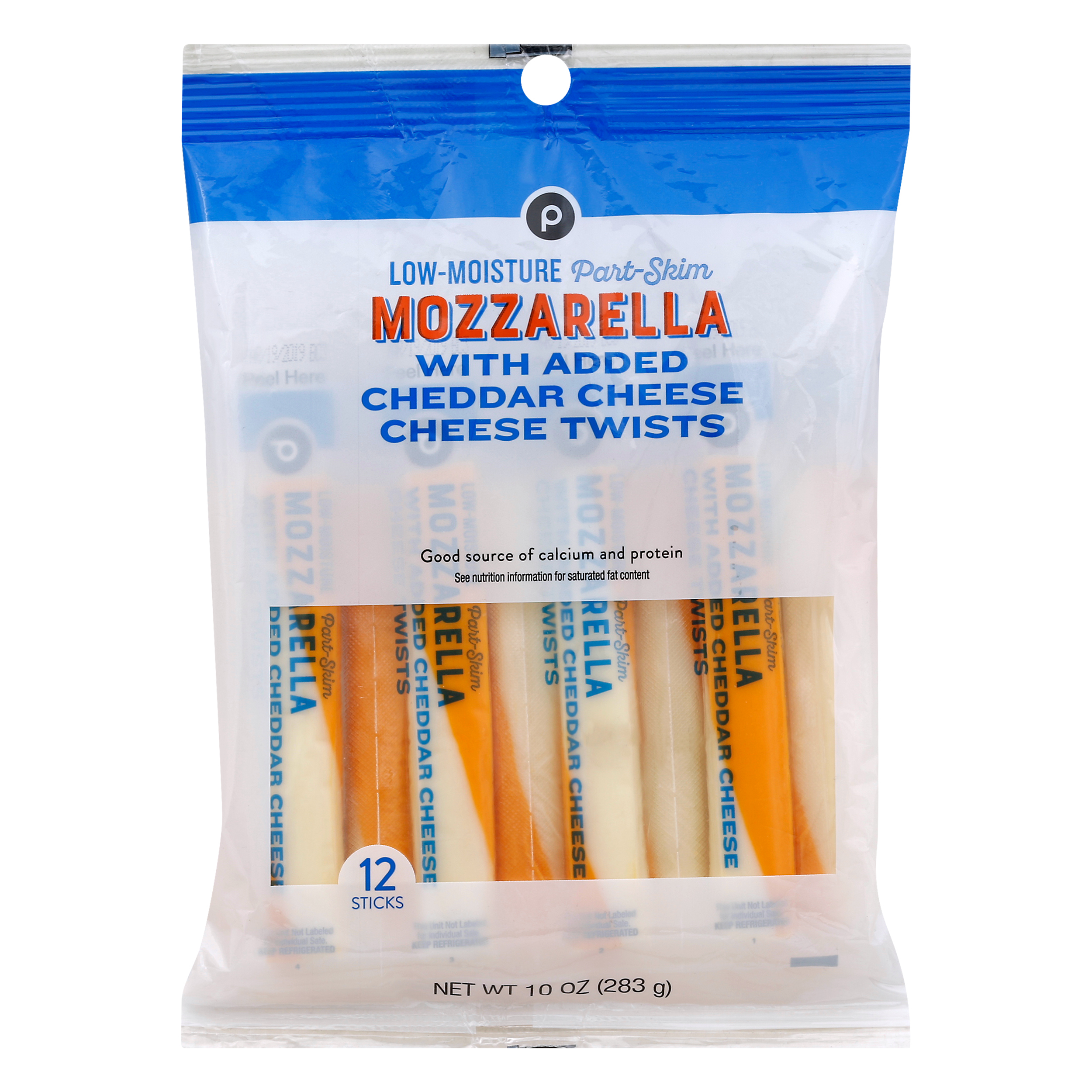 Publix Sticks LowMoisture PartSkim with Added Cheddar Mozzarella