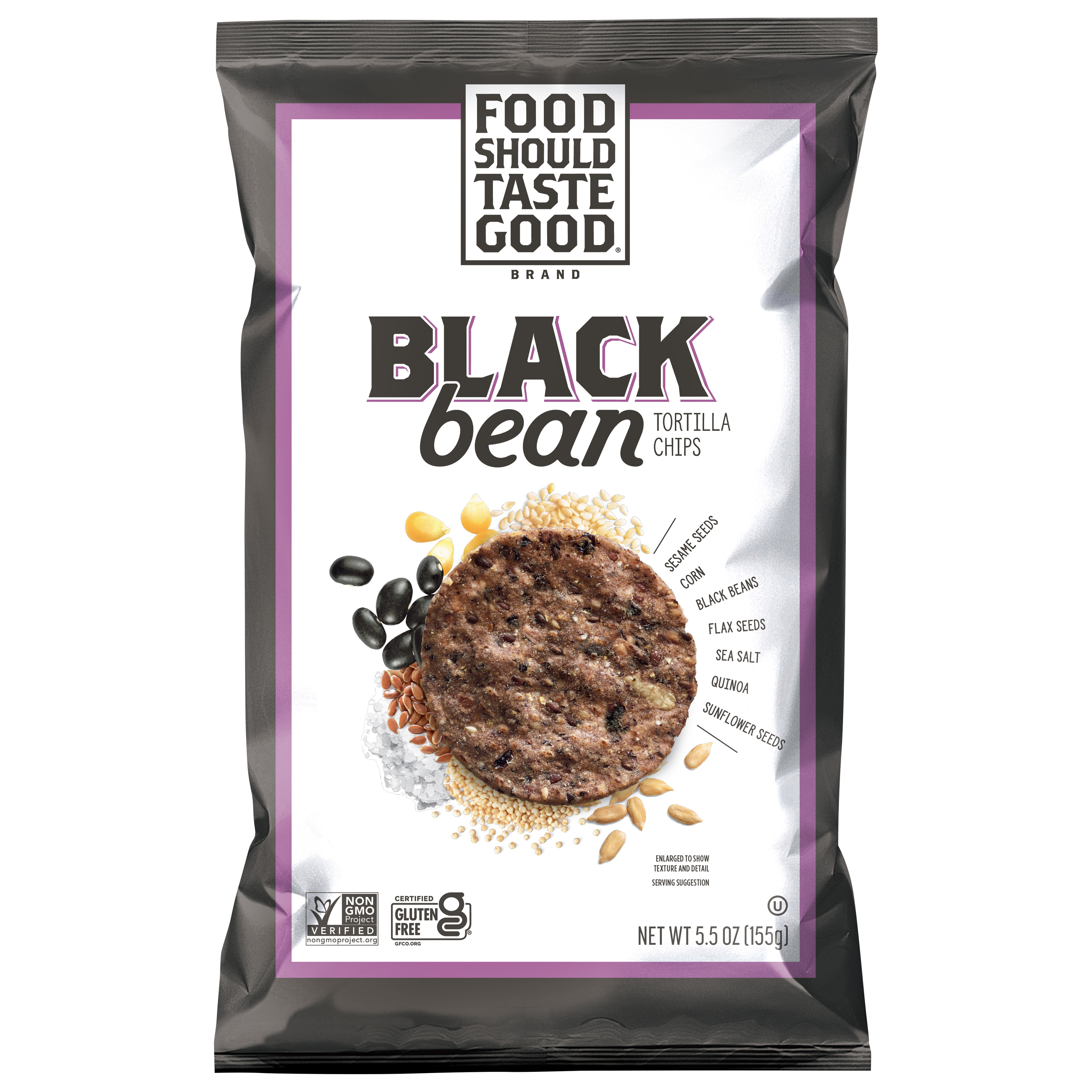 Food Should Taste Good Black Bean Tortilla Chip,