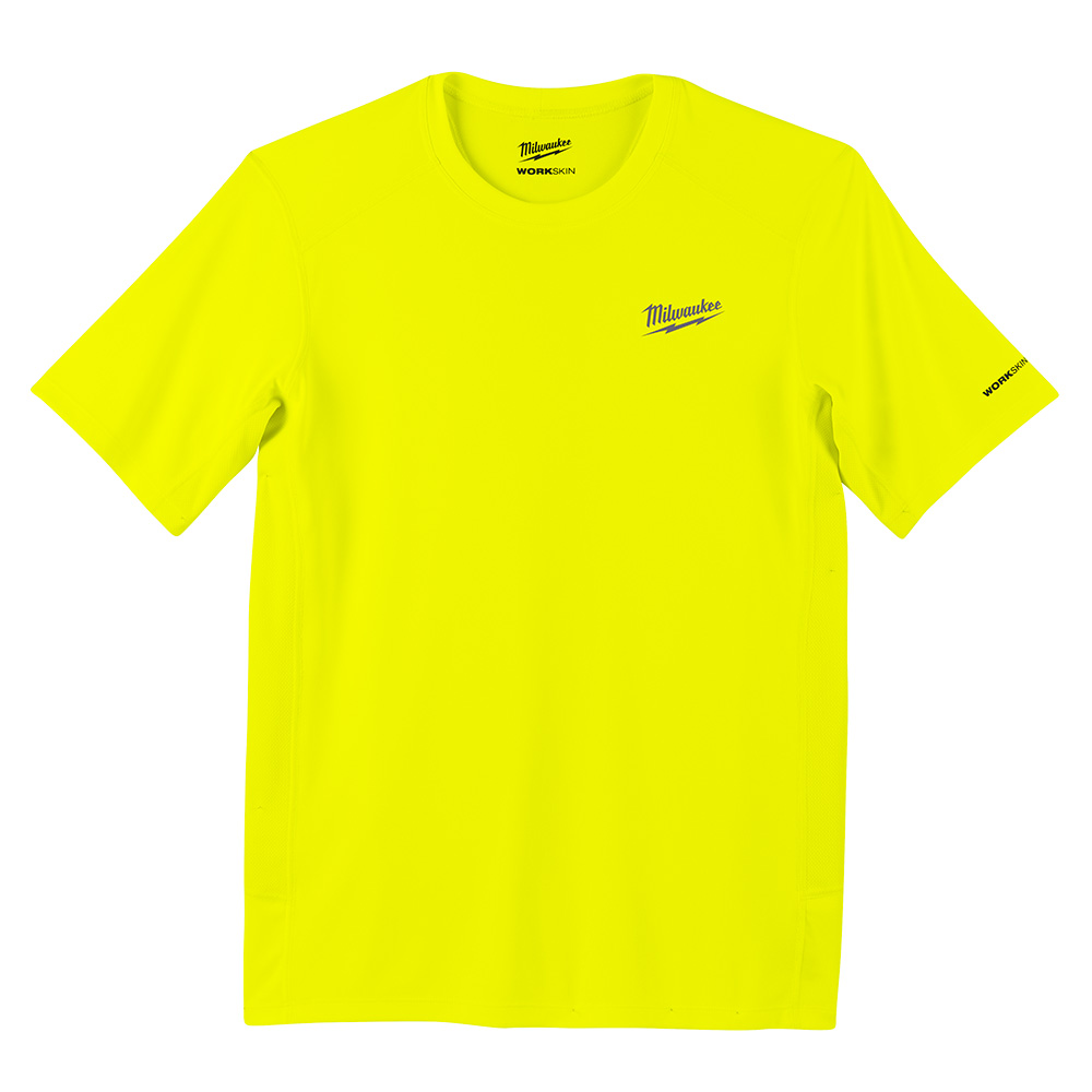 WORKSKIN™ Lightweight Performance Shirt - Short Sleeve - HI Vis 2X Image