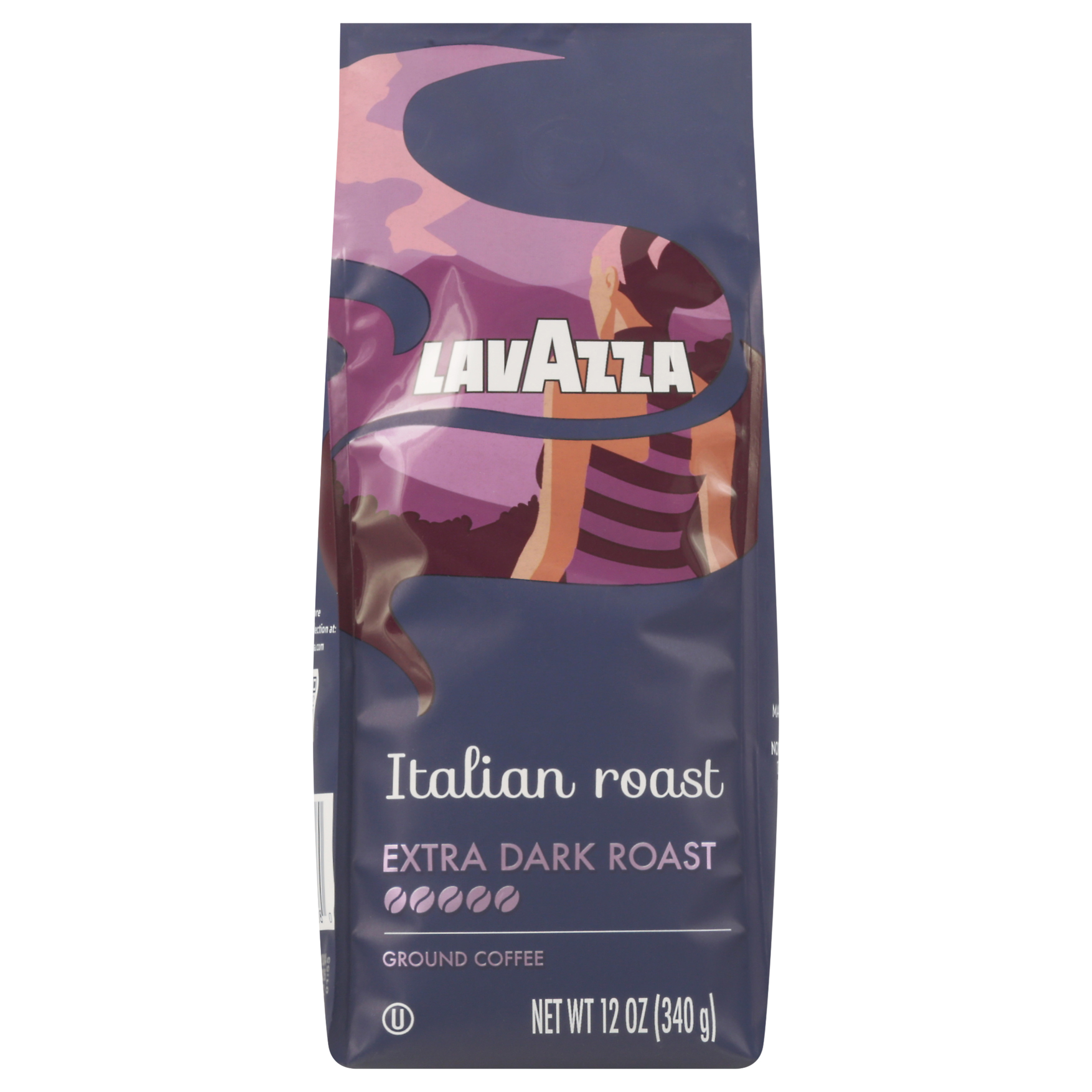 Lavazza Extra Dark Roast Ground Italian Roast Coffee