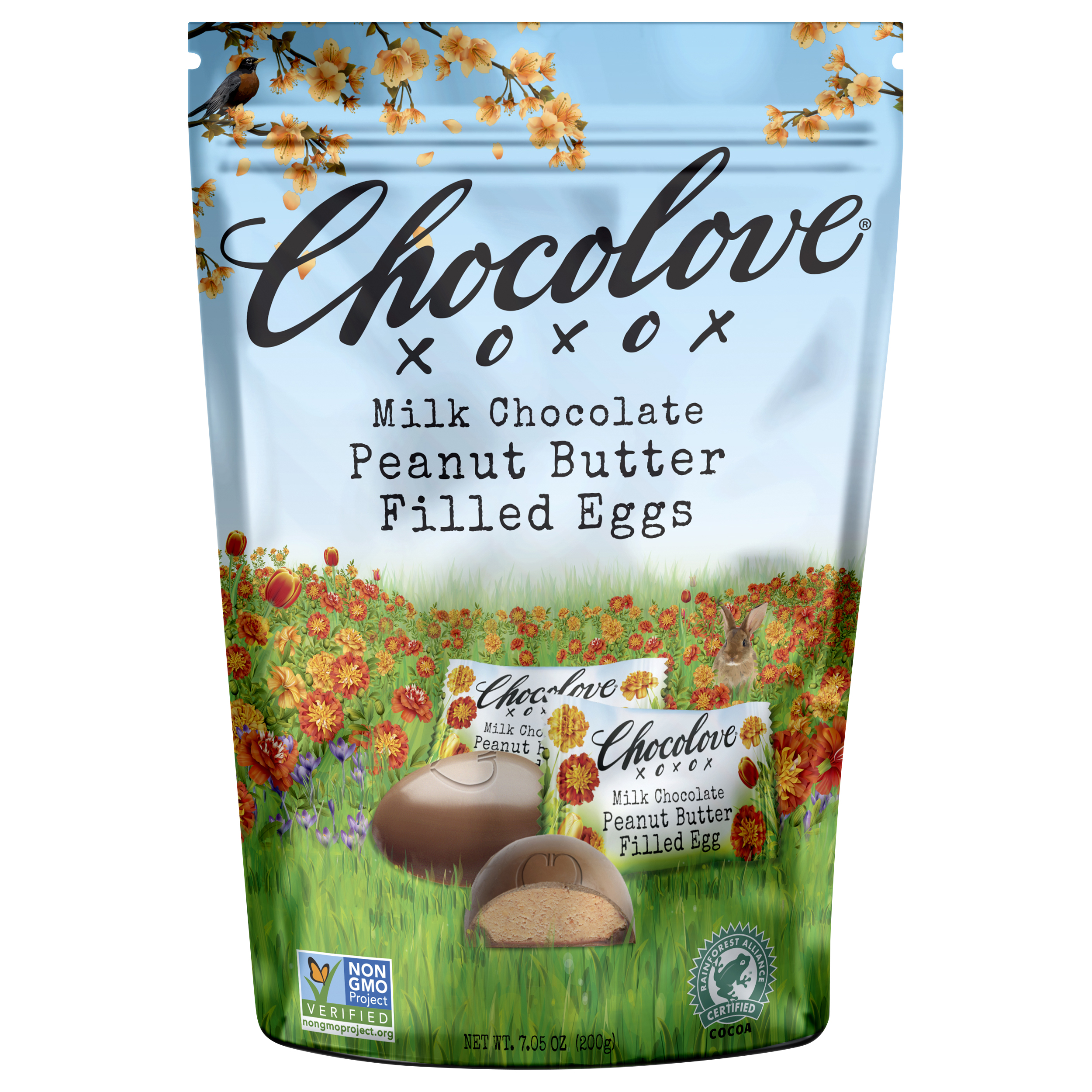 Chocolove Peanut Butter Milk Chocolate Eggs