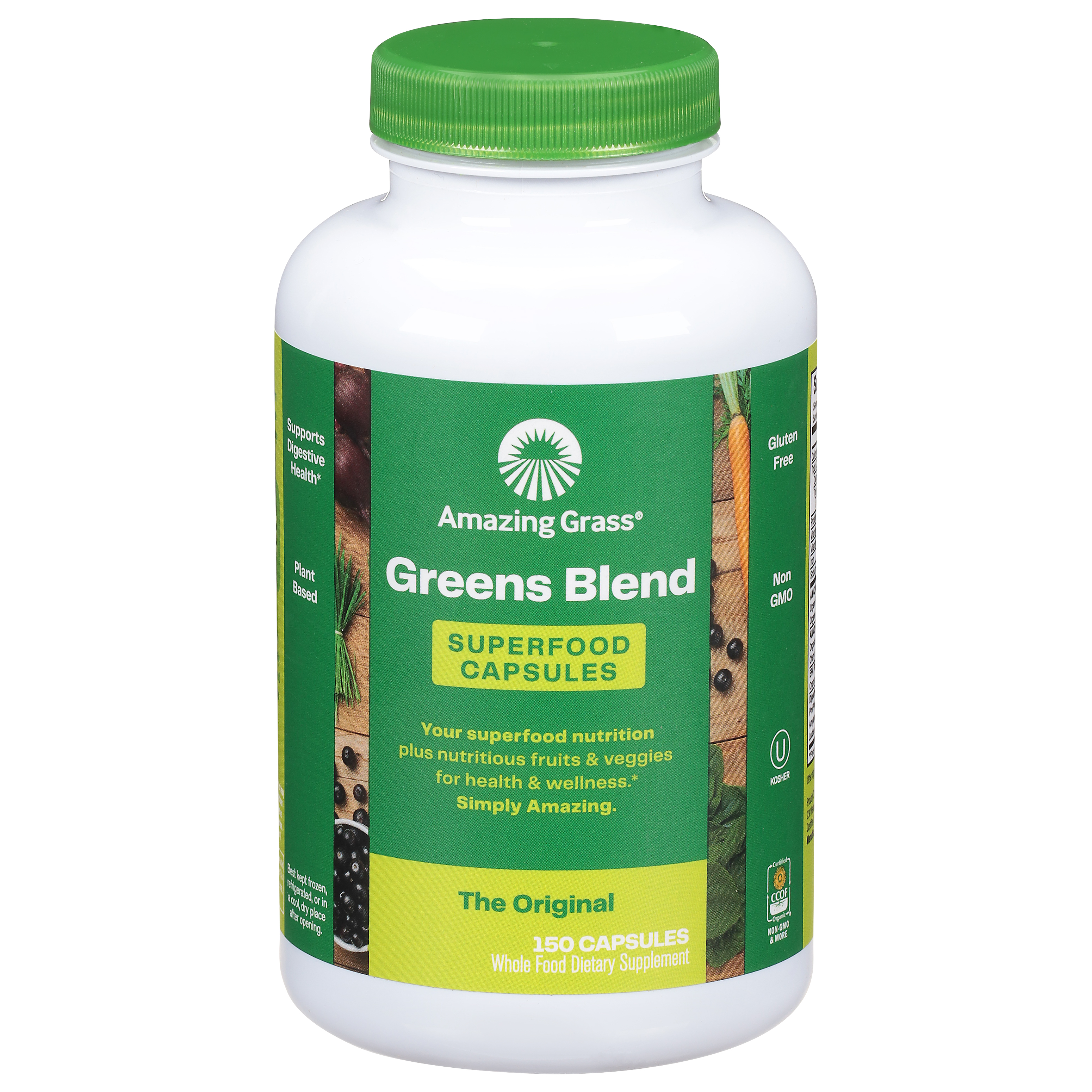 Amazing Grass The Original Greens Blend 150 Superfood Capsules