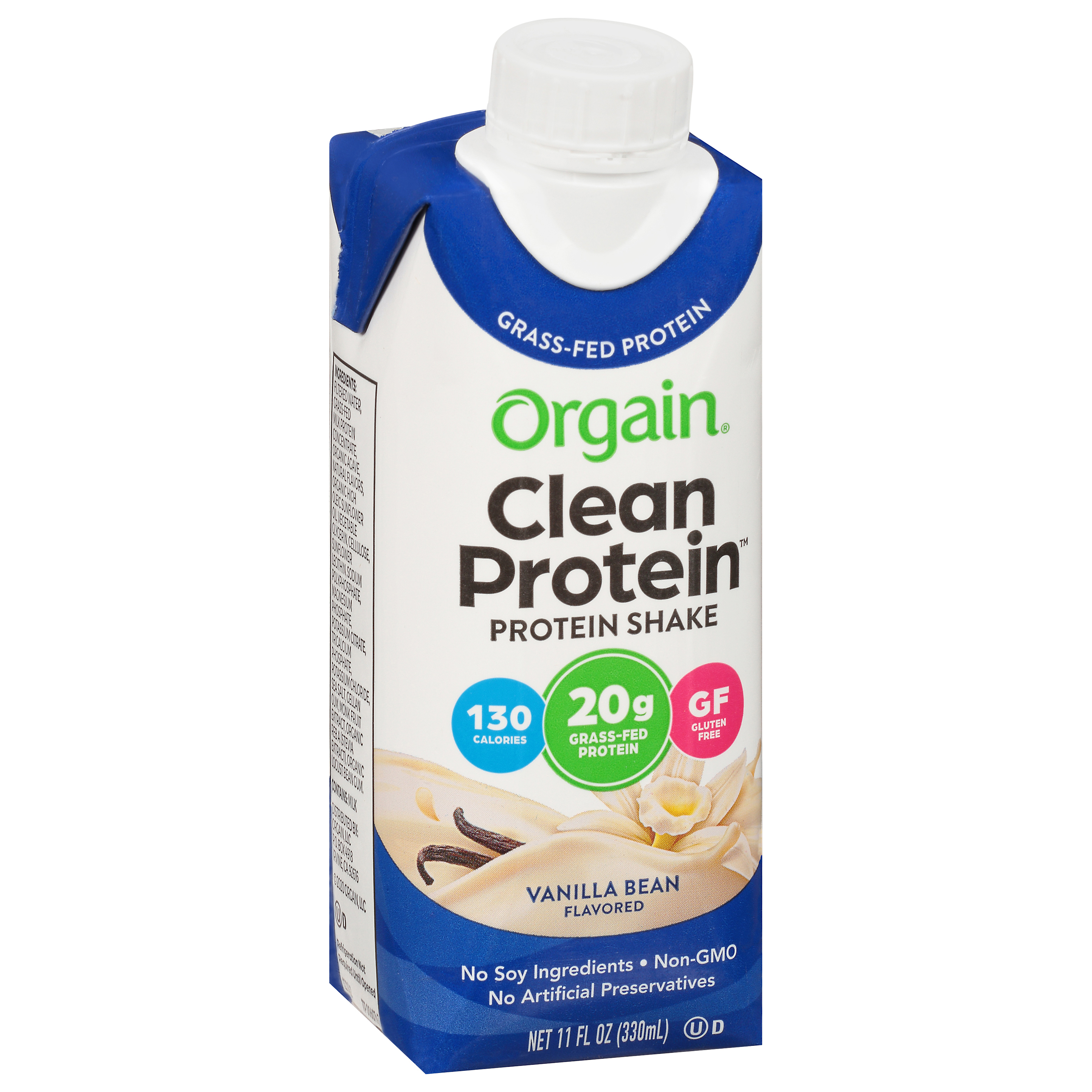 Orgain Clean Protein Vanilla Bean Protein Shake