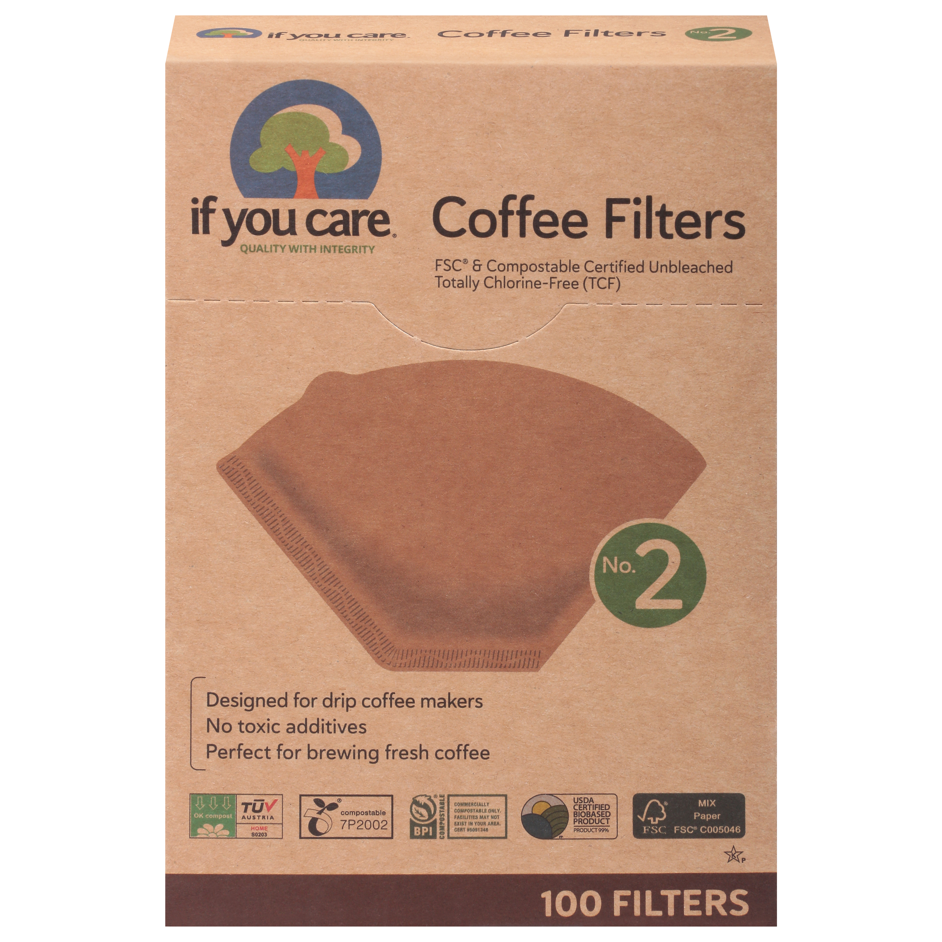 If You Care No. 2 Coffee Filters