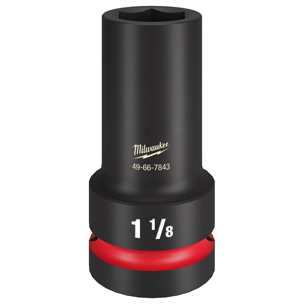 SHOCKWAVE Impact DutyÃ¢"¢ 1" Drive 1-1/8" Thin Wall Extra Deep 6 Point Socket