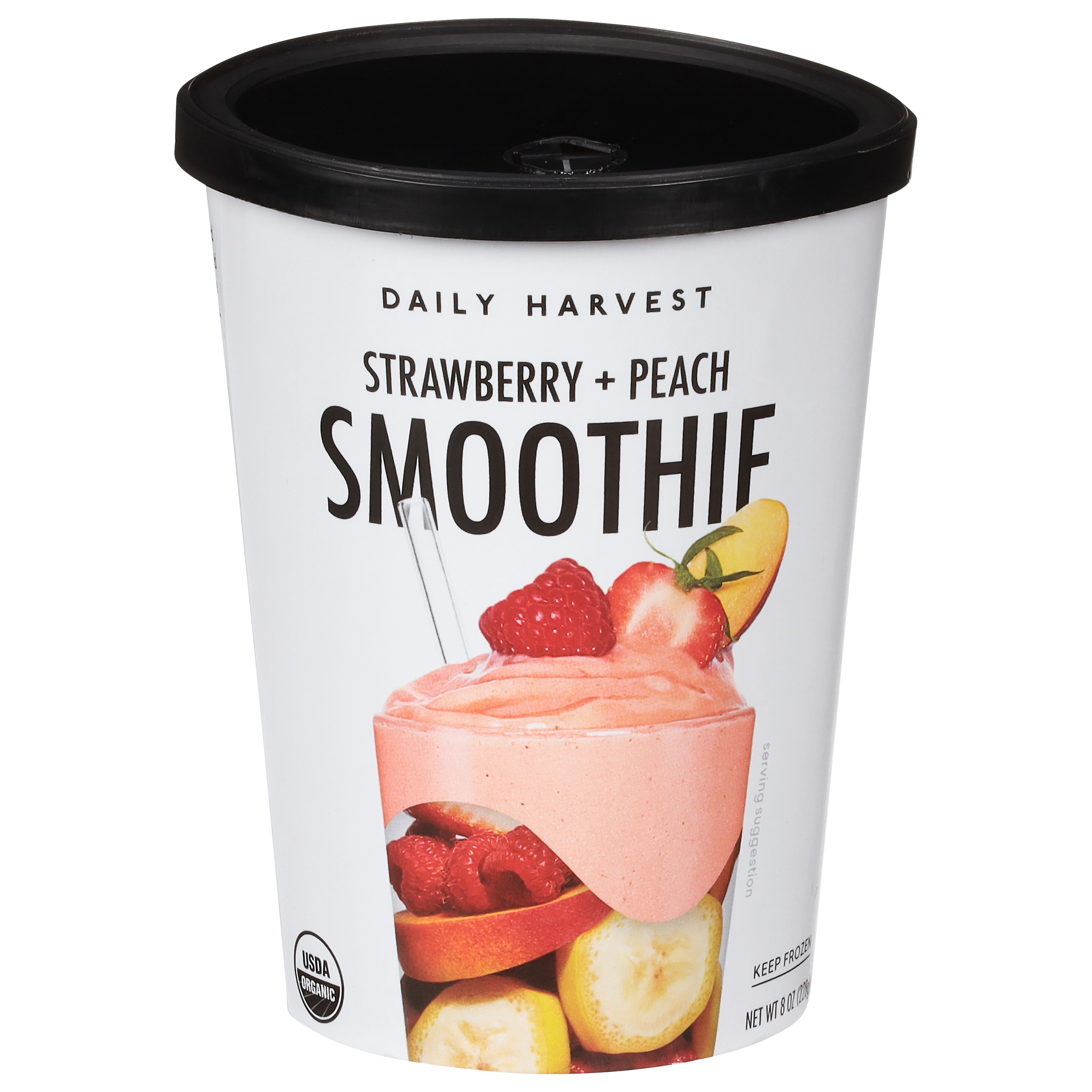 Daily Harvest Strawberry + Peach Smoothie
