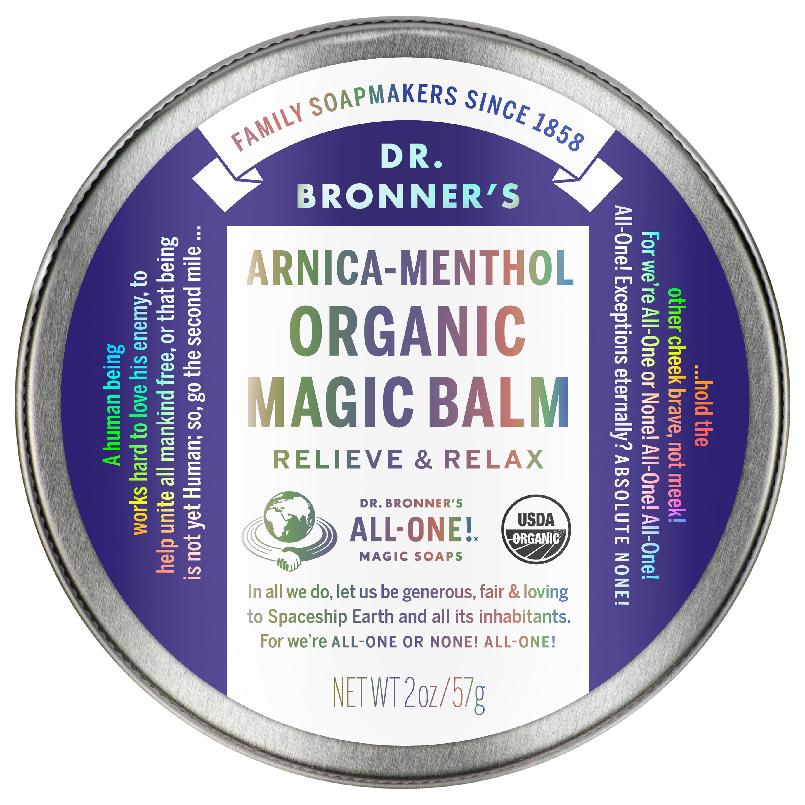 Dr. Bronner's Organic Magic Balm - Arnica-Menthol