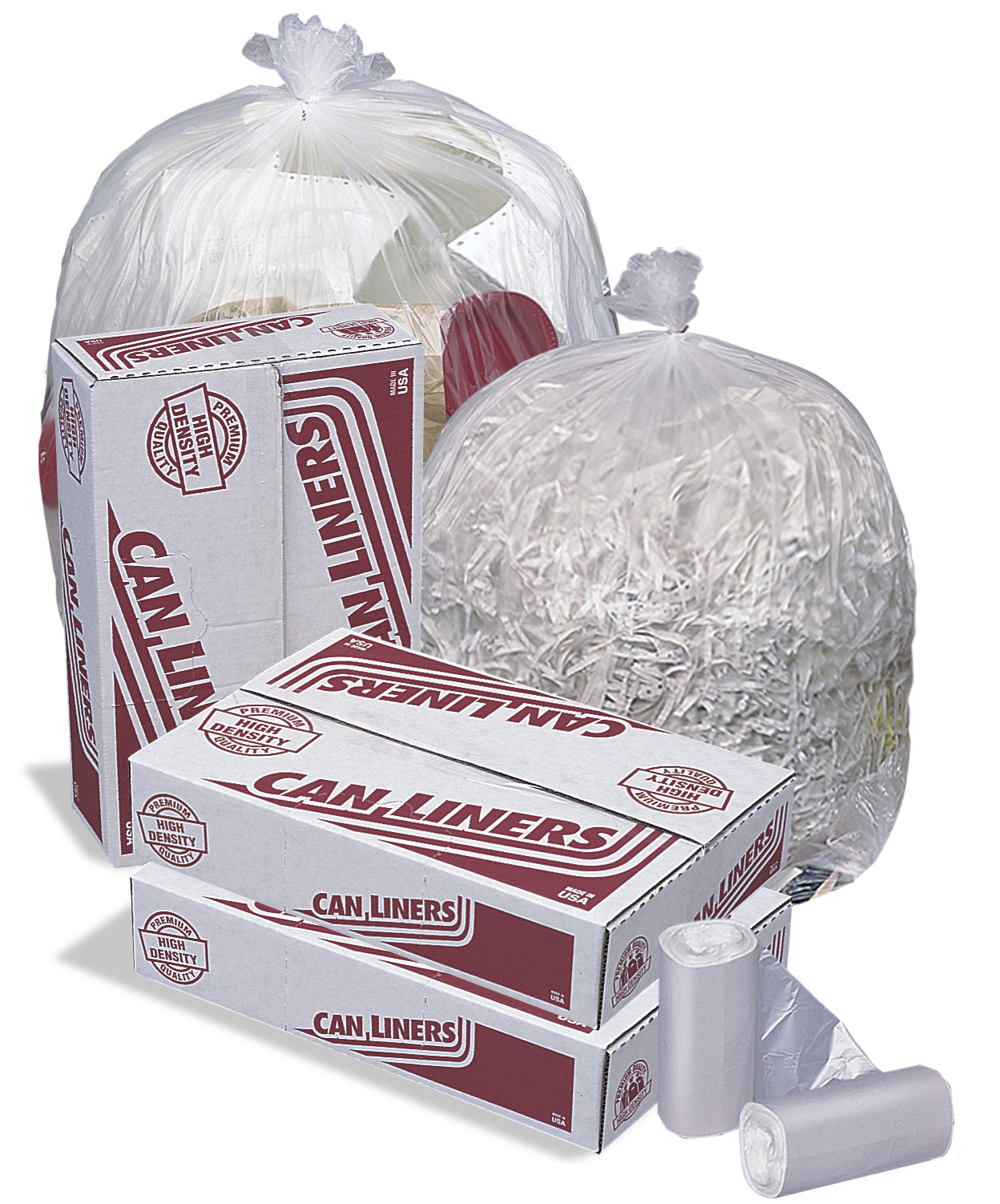 33X40 22MIC Clear Canliner 8/25 STAR SEAL ROLL 200/CS