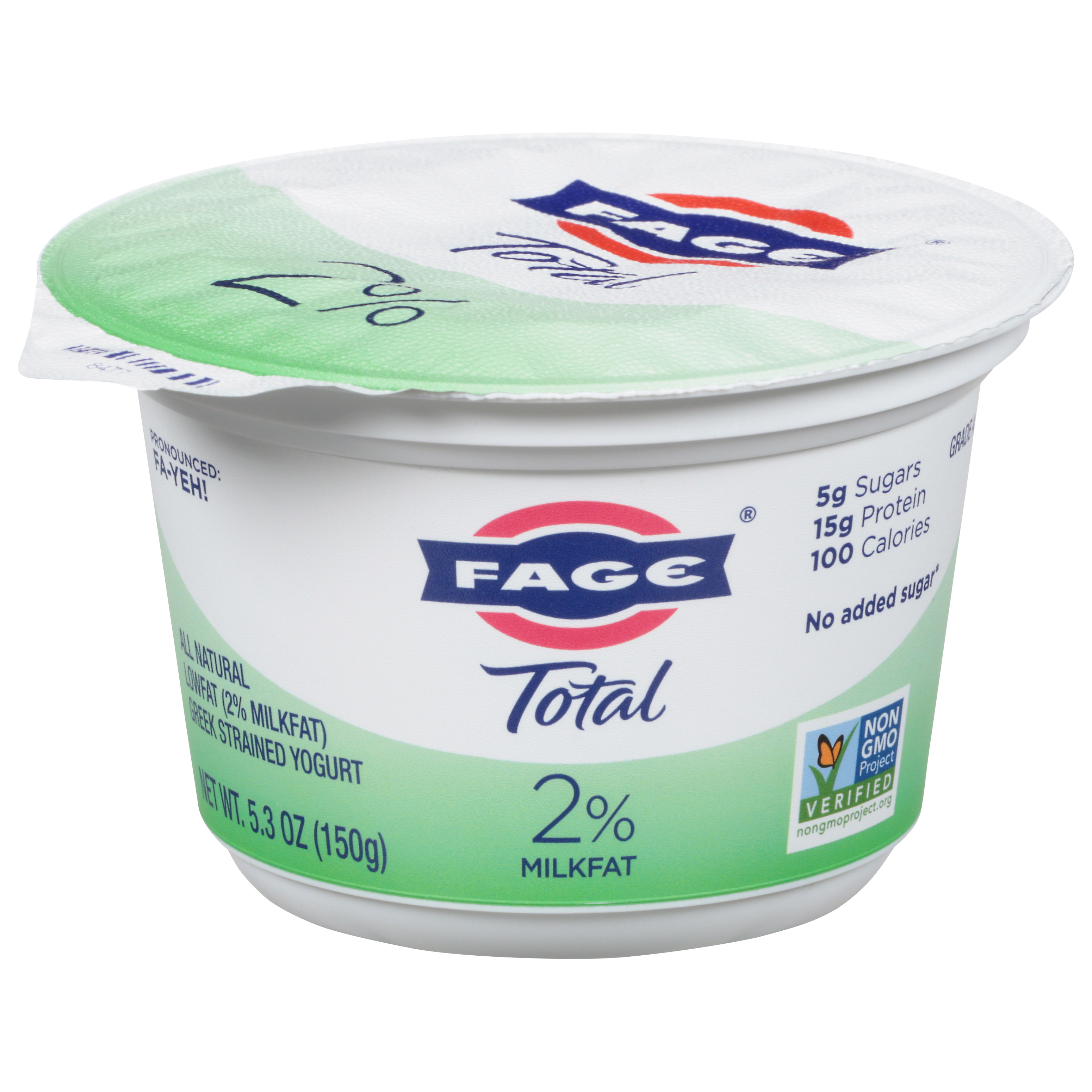 Fage Total 2% Milkfat Lowfat Greek Strained Yogurt