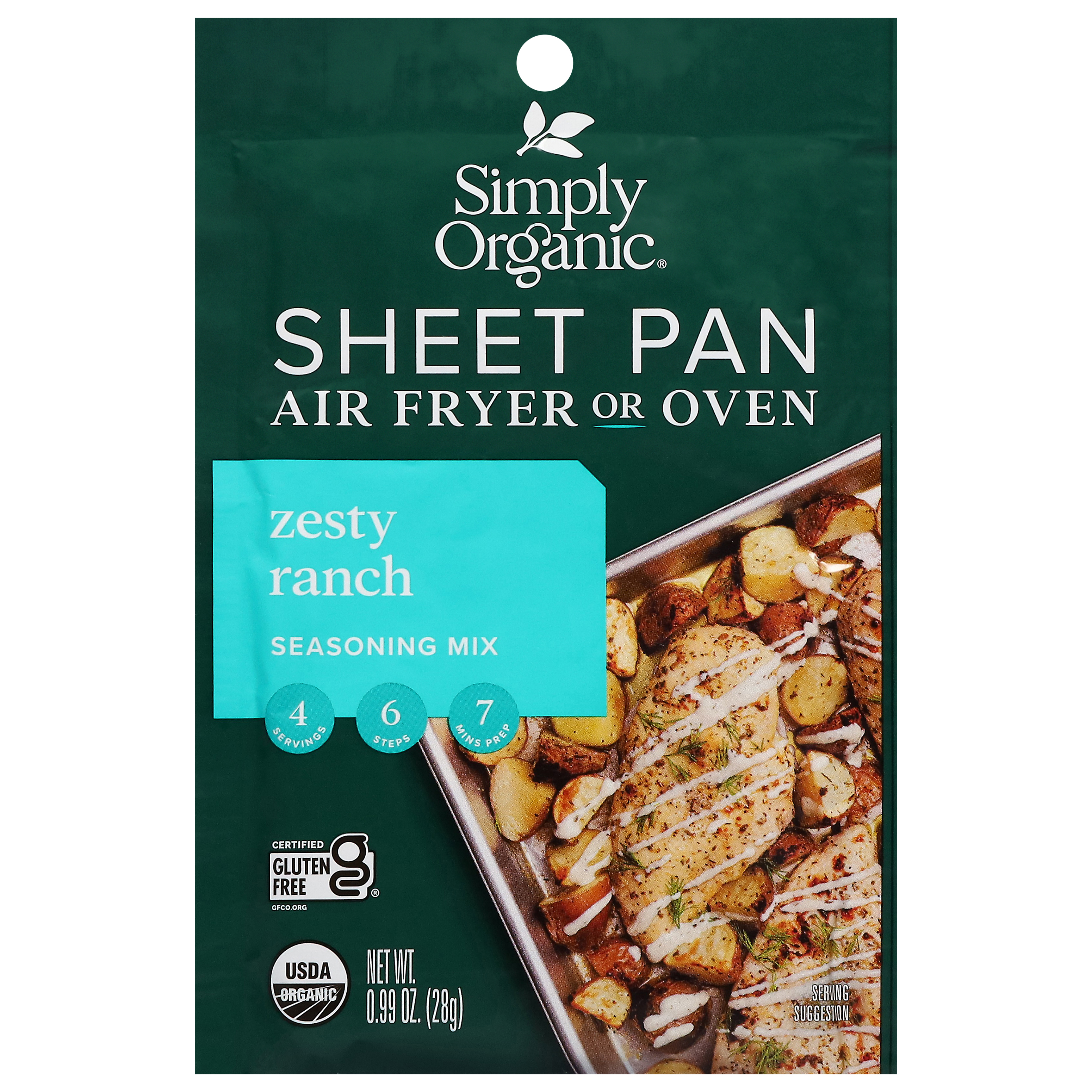 Simply Organic Zesty Ranch Seasoning Mix