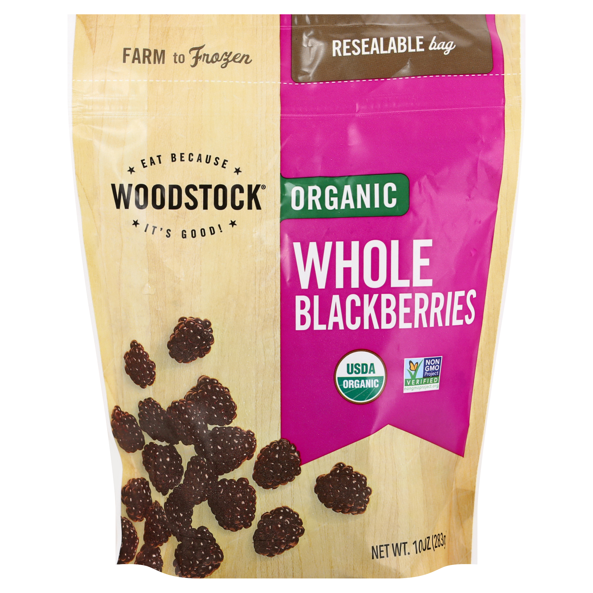 Woodstock Whole Organic Blackberries