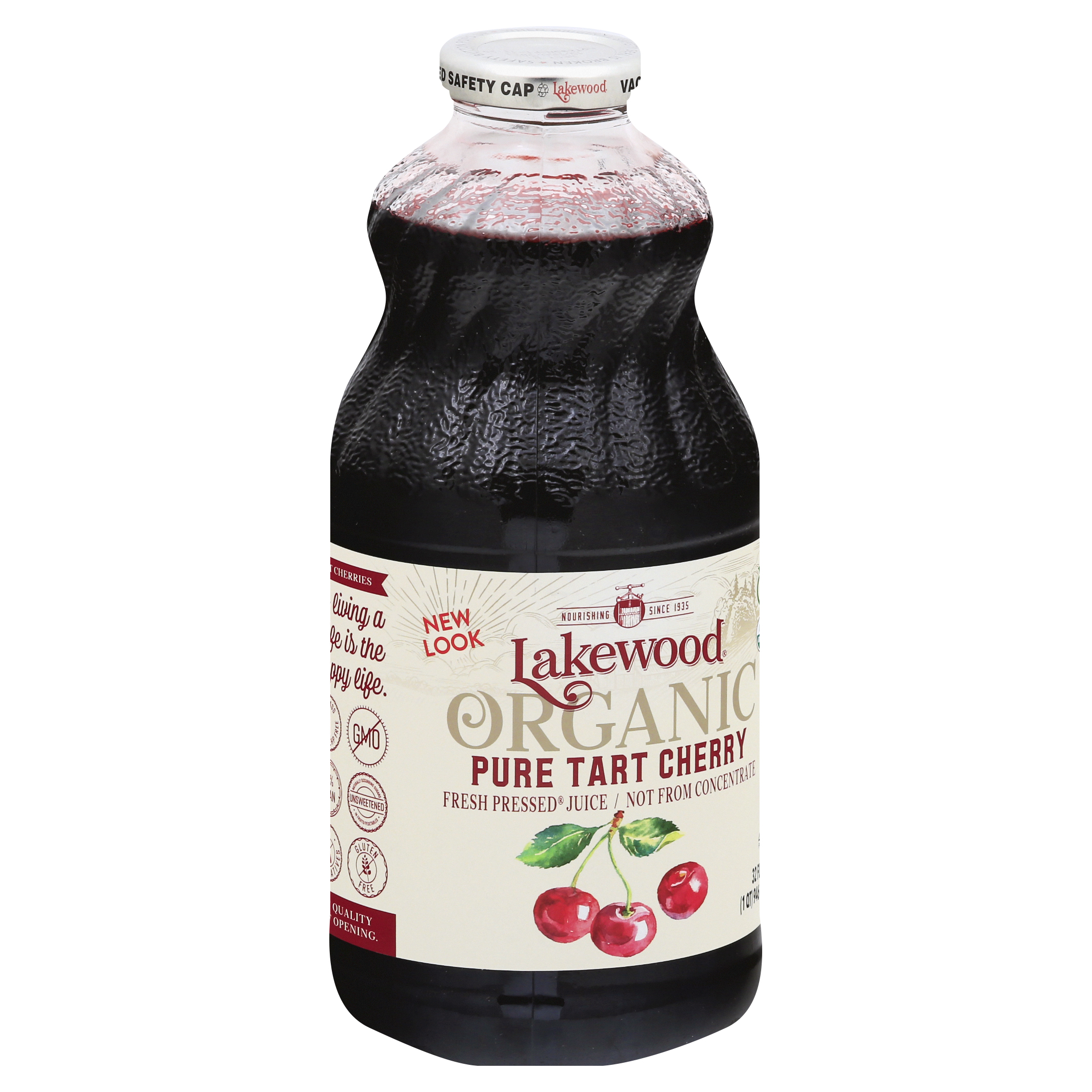 Lakewood Organic Pure Tart Cherry Pressed Juice