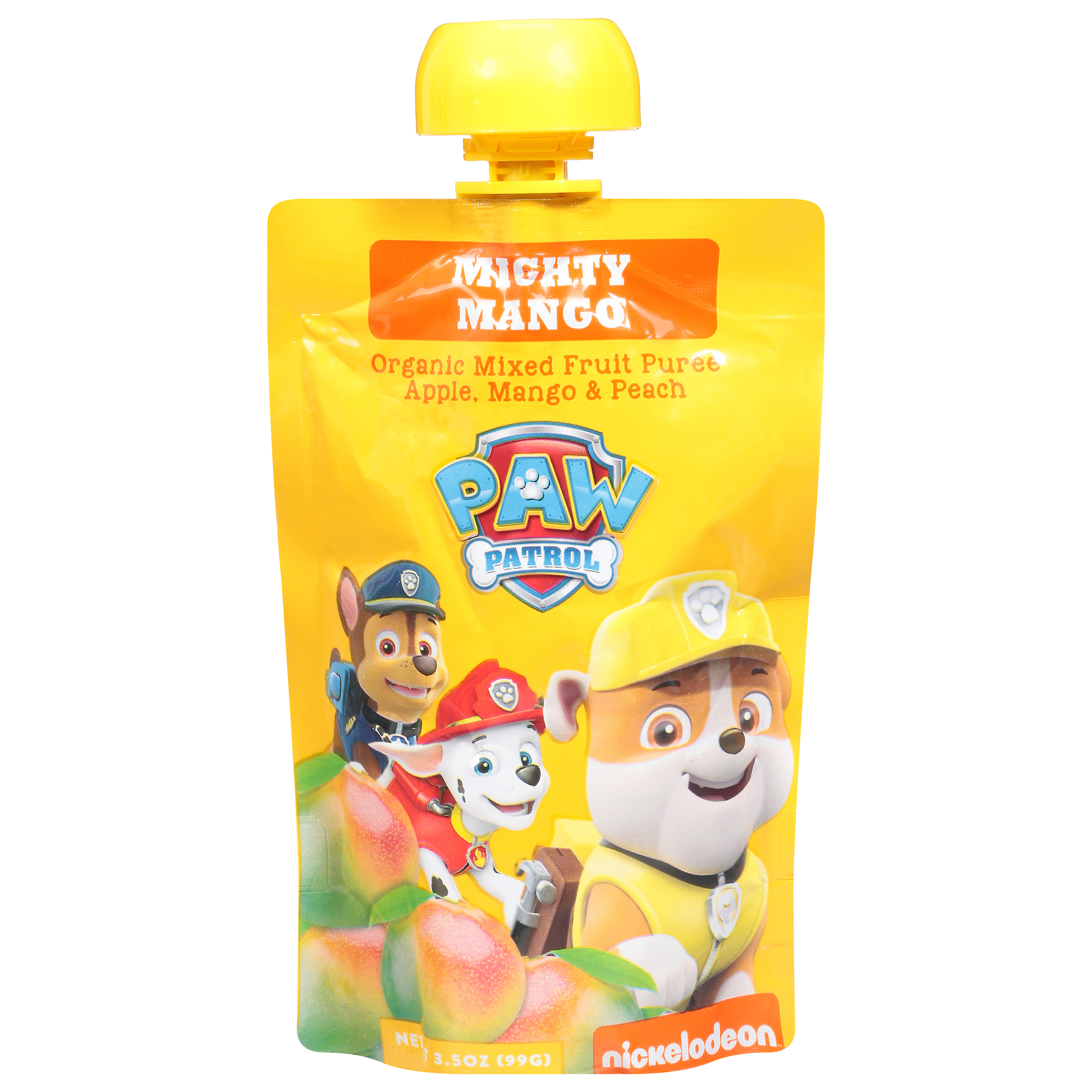 Paw Patrol Organic Apple, Mango & Peach Mixed Fruit Puree