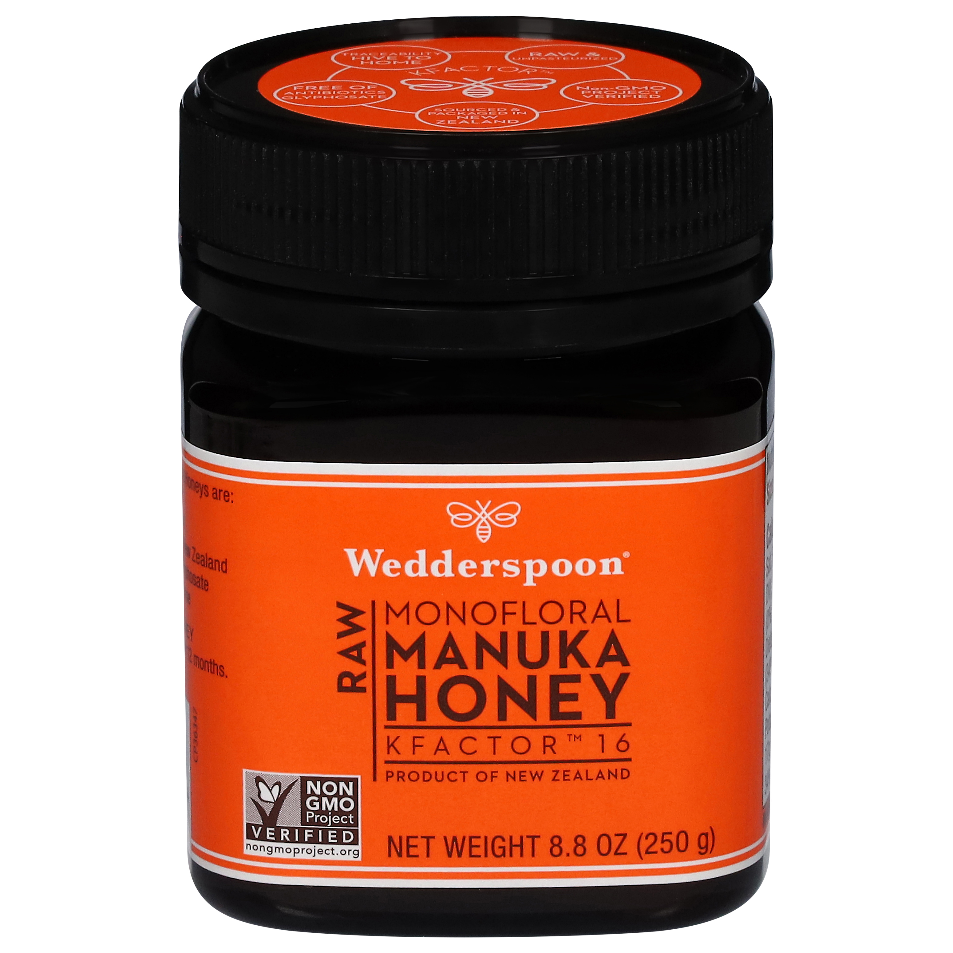 Wedderspoon Raw Monofloral Manuka Honey