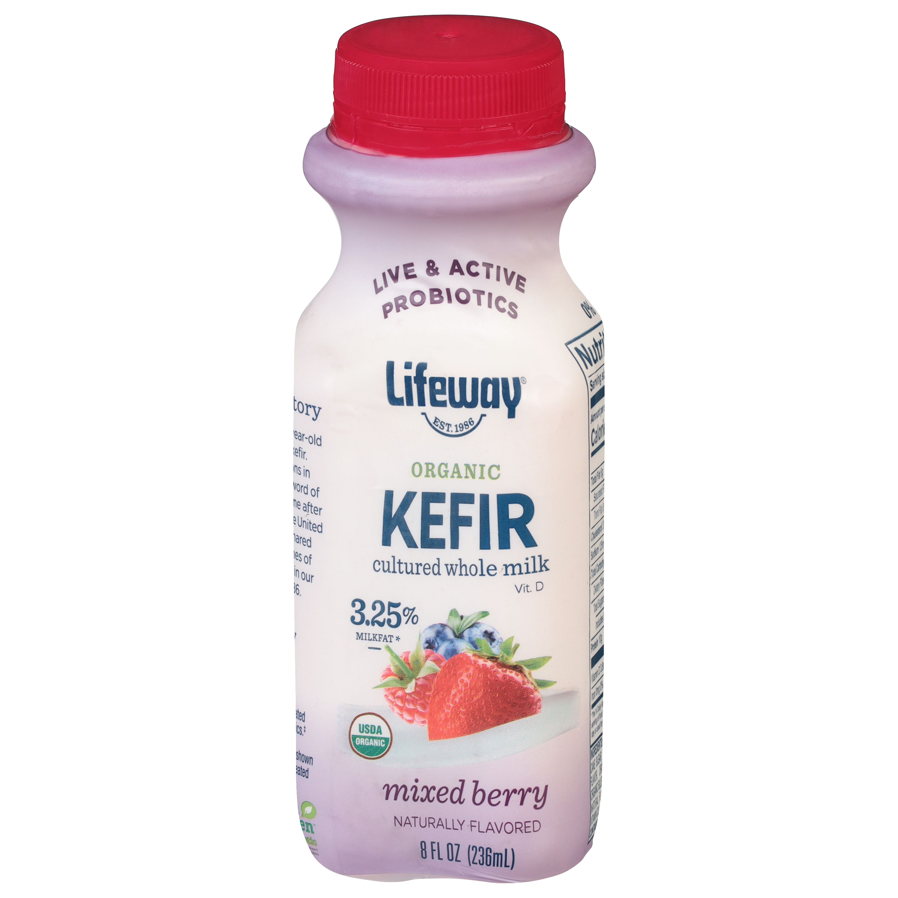 Lifeway Organic Mixed Berry Kefir