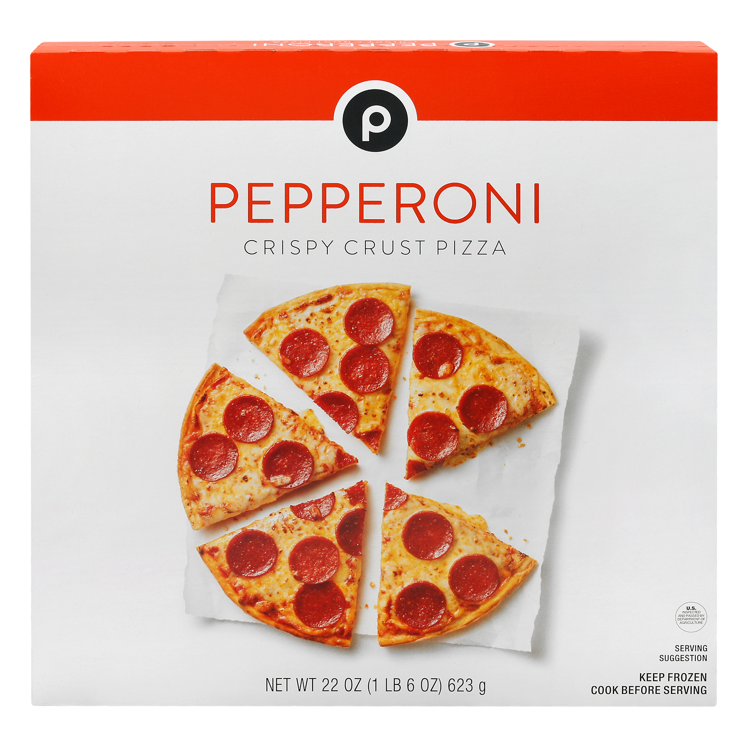 Publix Crispy Crust Pepperoni Pizza 22.0 oz BOX