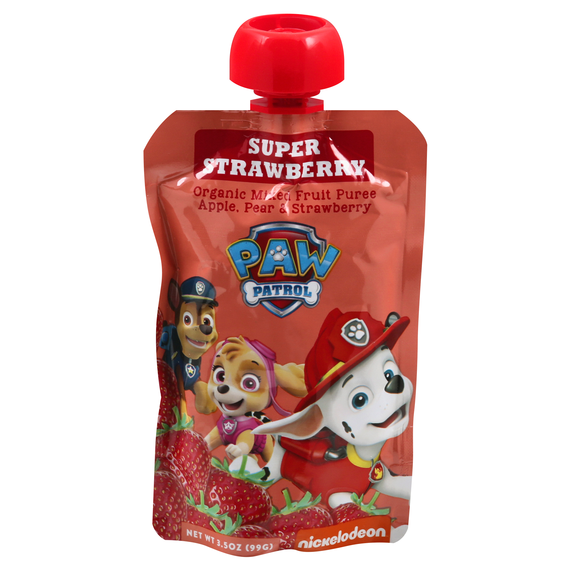 Nickelodeon Paw Patrol Organic Super Strawberry Mixed Fruit Puree
