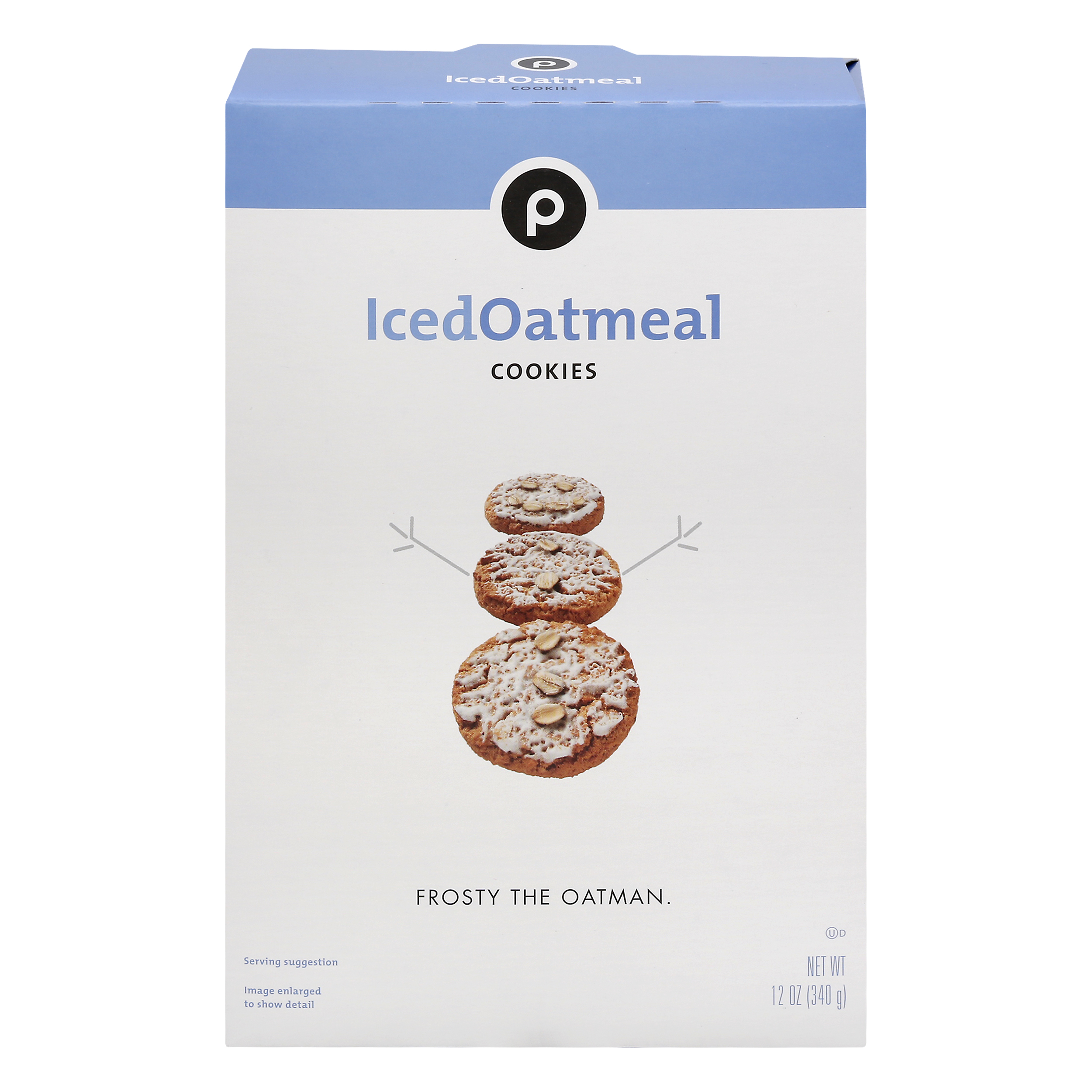 Publix Iced Oatmeal Cookies 12.0 oz BOX