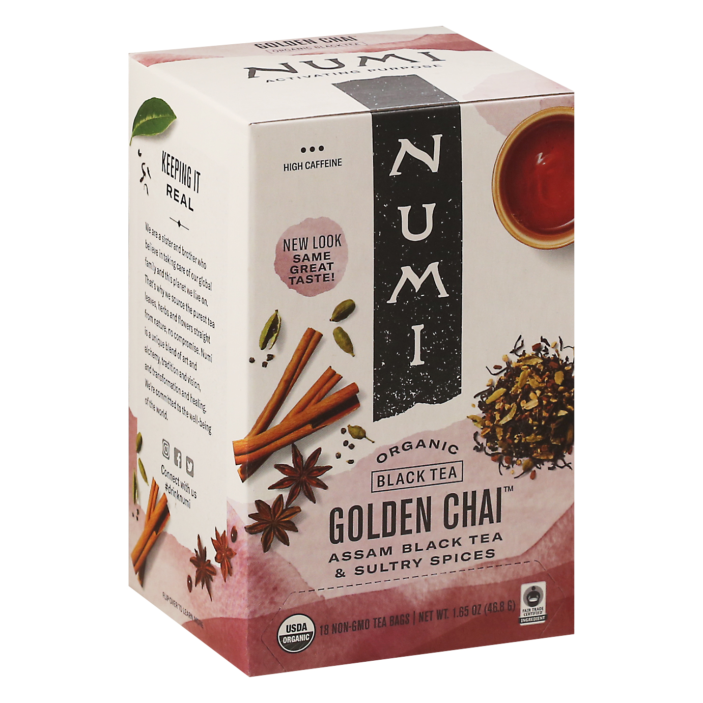 Numi Organic Golden Chai Black Tea