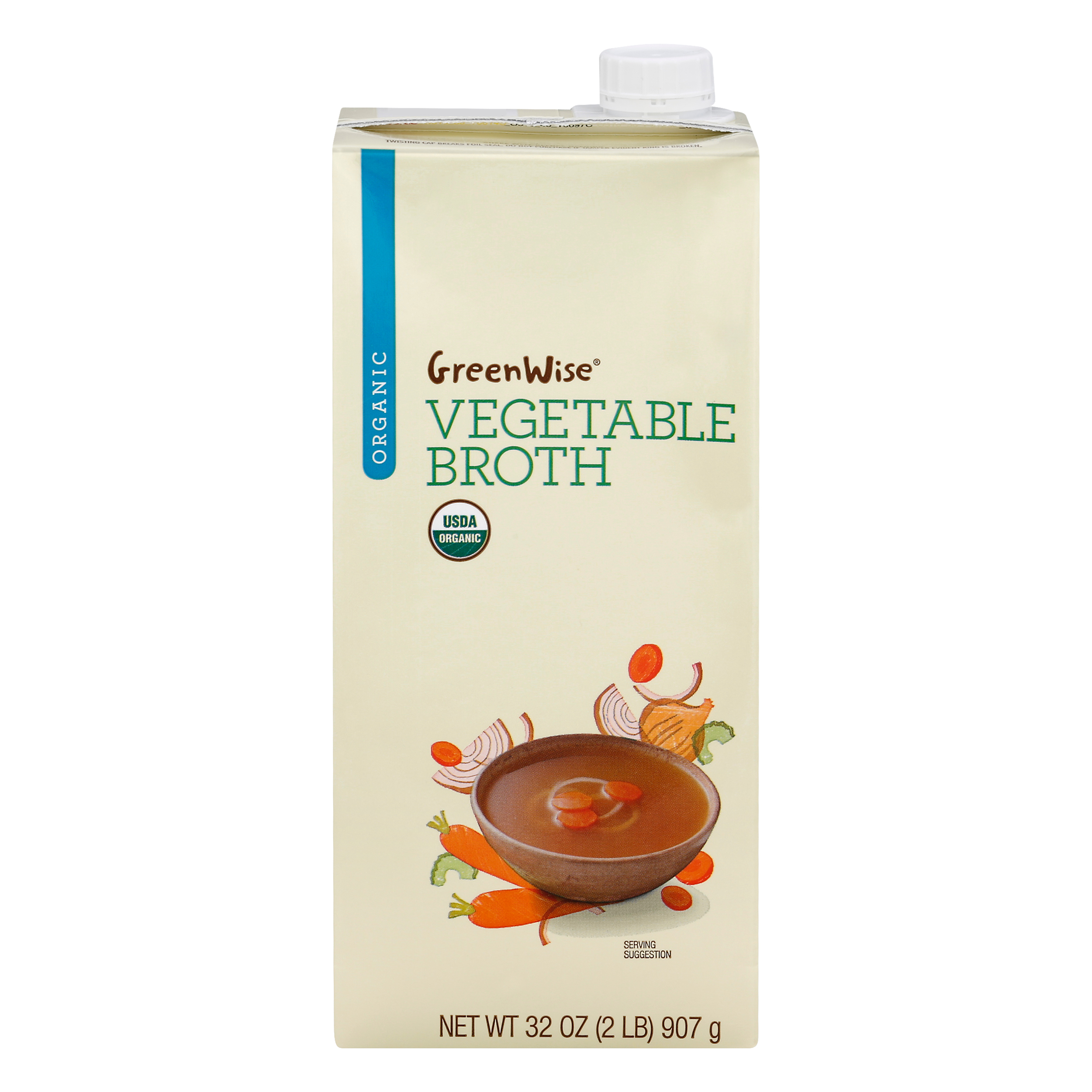 GreenWise Organic Vegetable Broth 32.0 oz CONTAINER