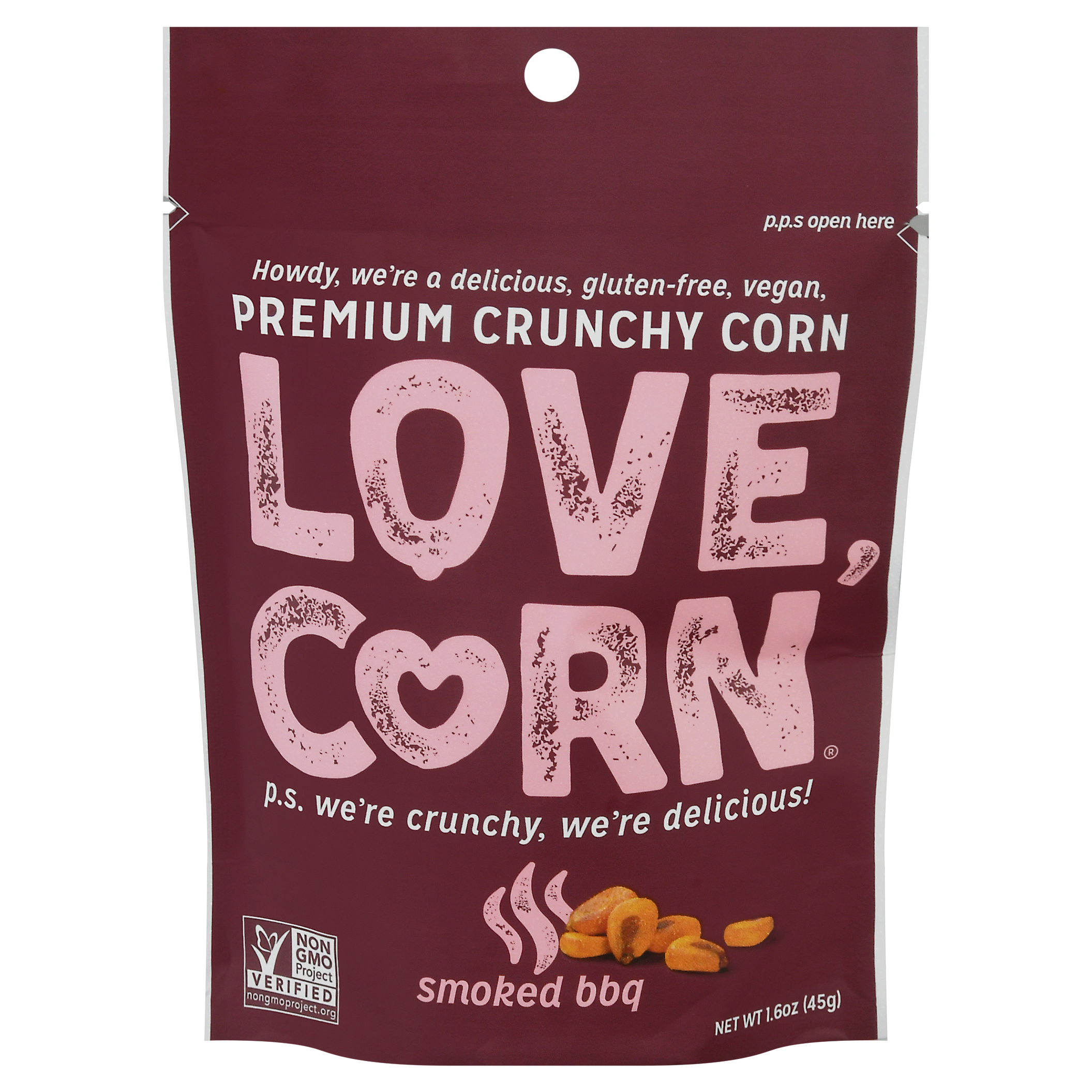 Love Corn Smoked BBQ Premium Crunchy Corn