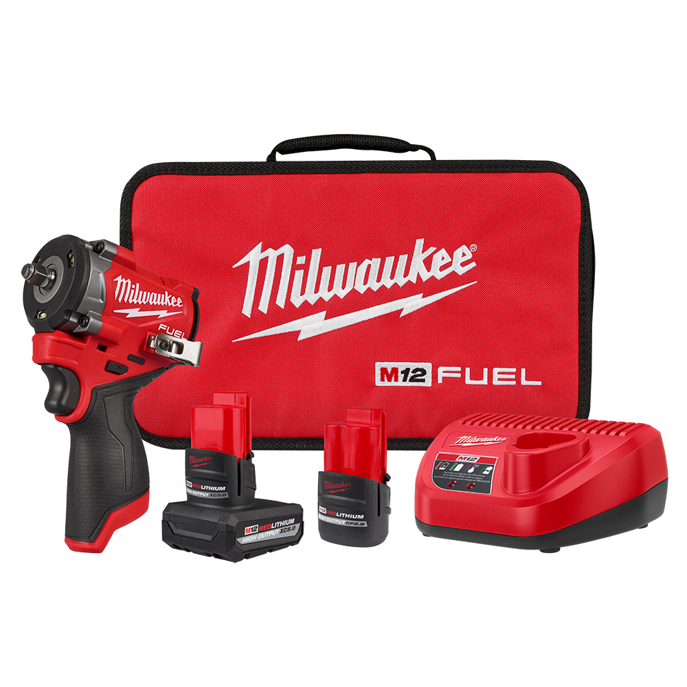 M12 FUEL  Stubby 3/8" Impact Wrench Kit