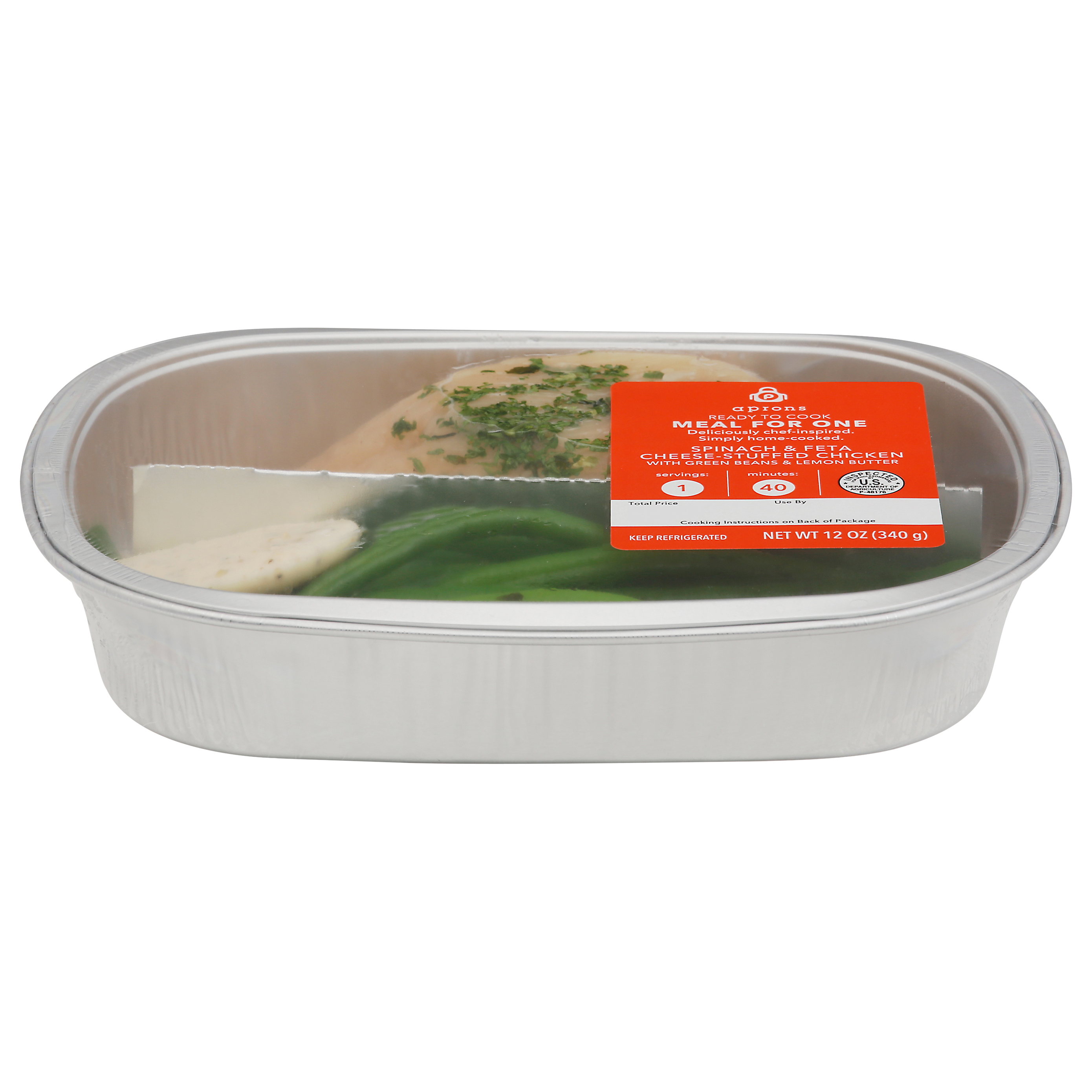 Publix Aprons Meal For One Spinach & Feta CheeseStuffed Chicken 12 oz