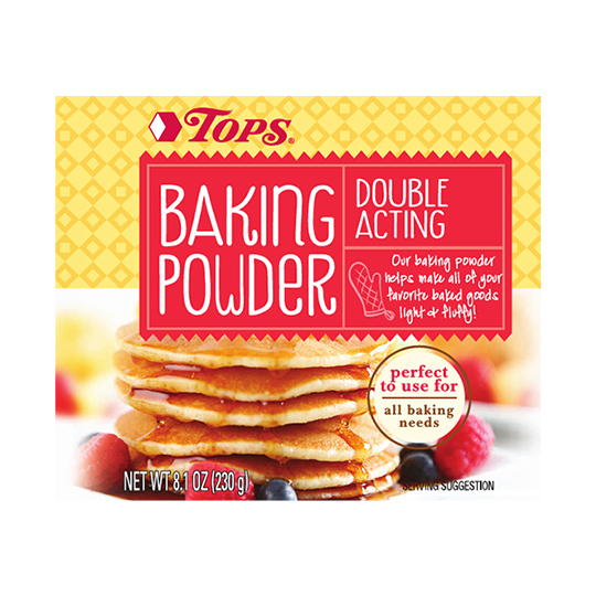 Great Value Double Acting Baking Powder, 8.1 oz 