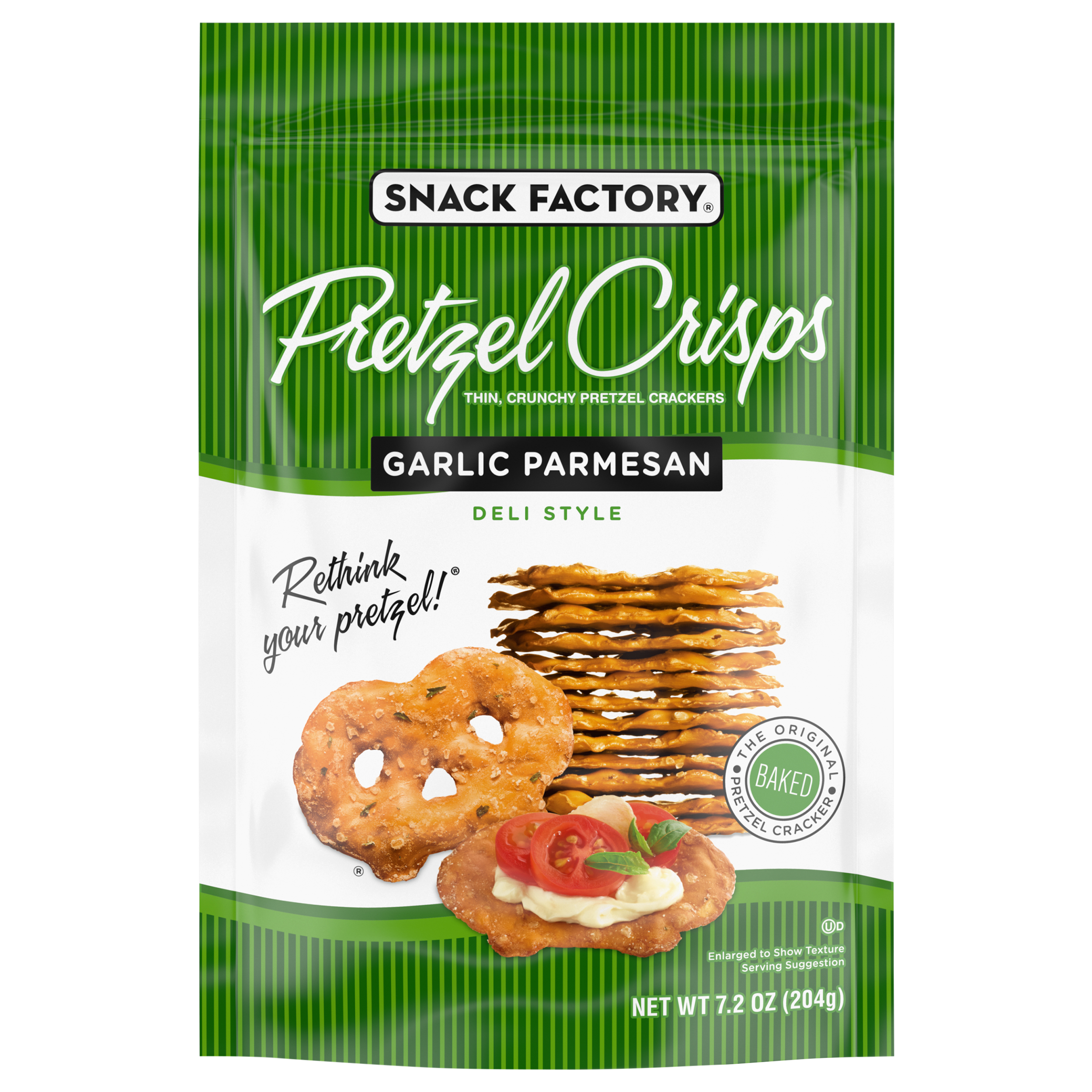Snack Factory Deli Style Garlic Parmesan Pretzel Crisps