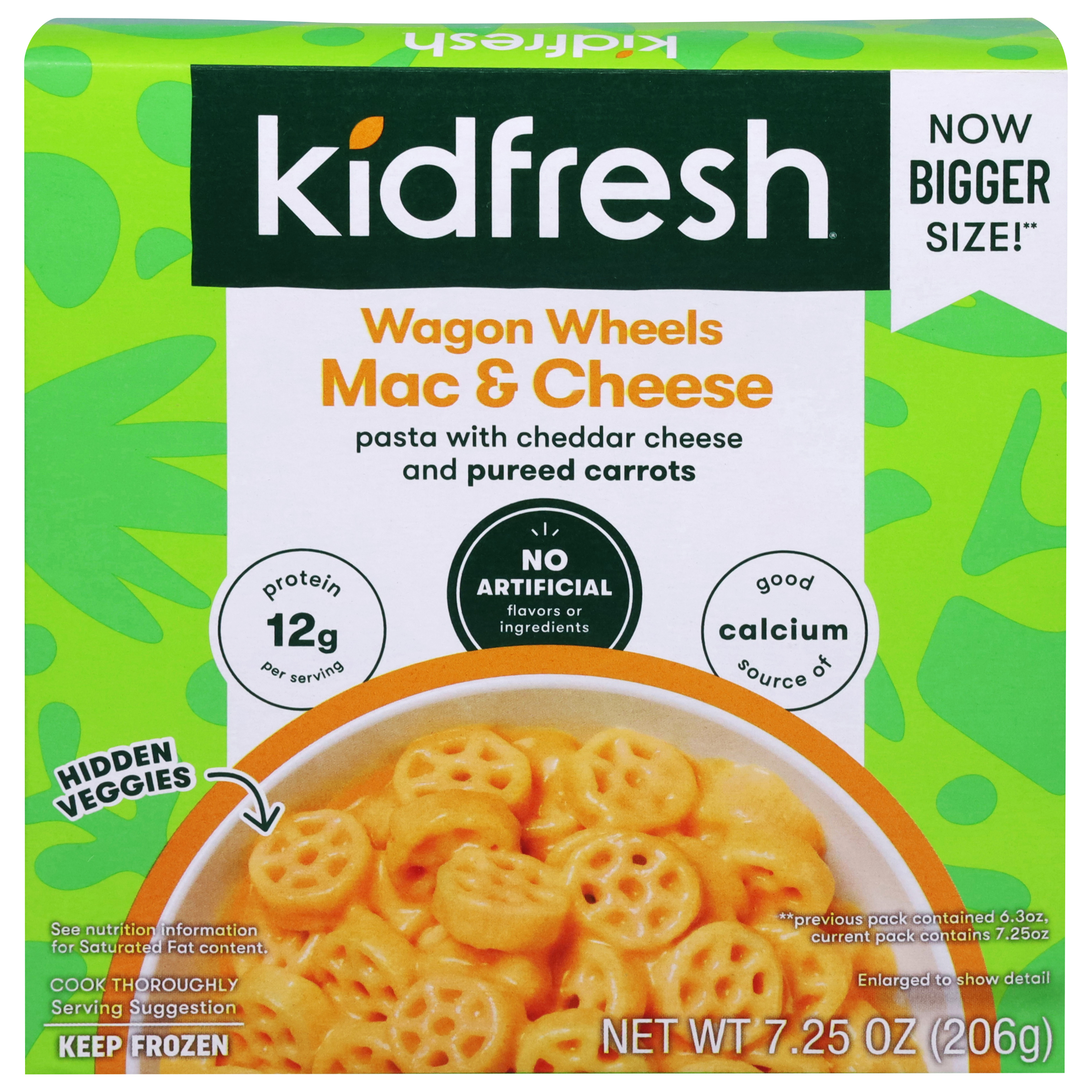 Kidfresh Wagon Wheel Mac + Cheese