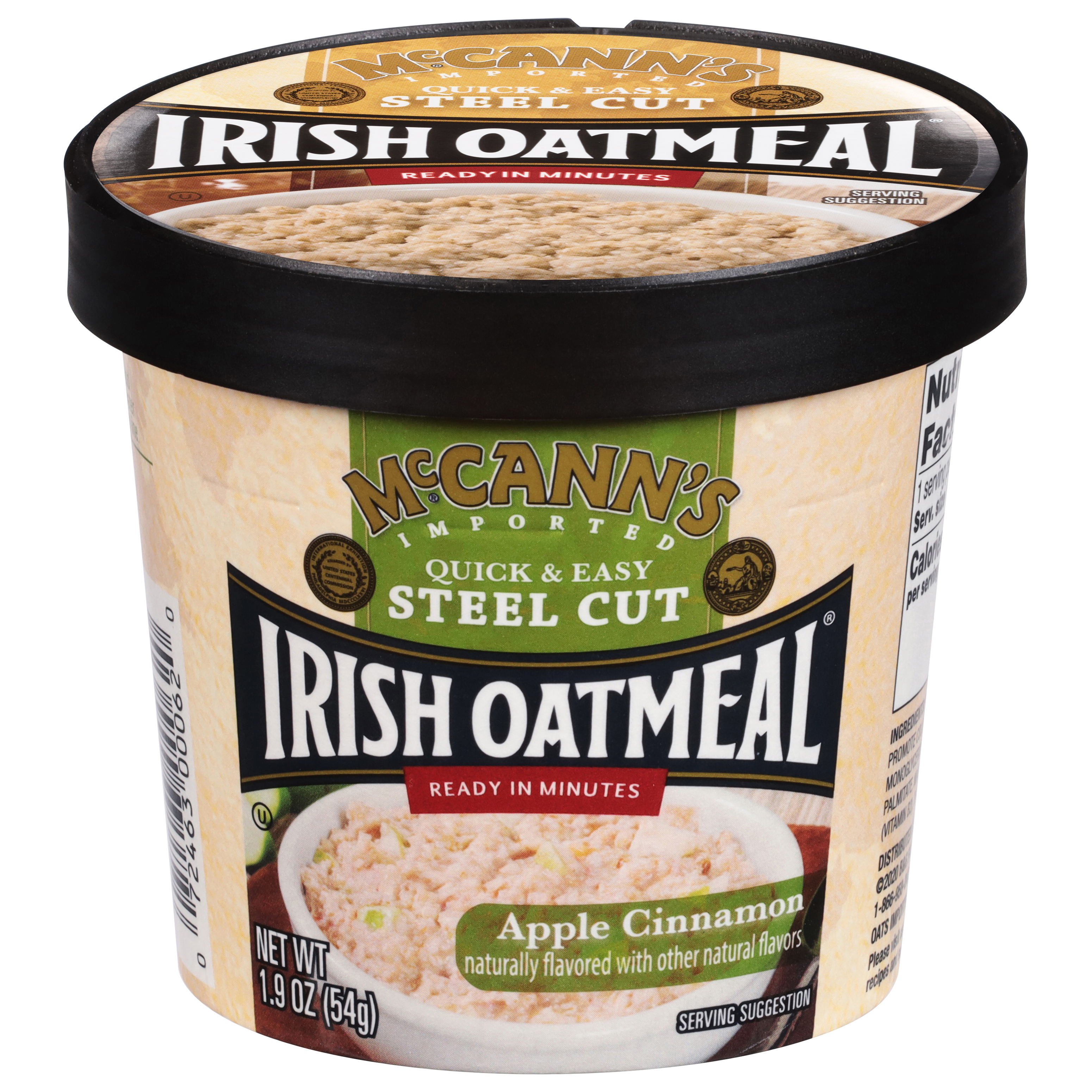 McCann's Steel Cut Apple Cinnamon Irish Oatmeal