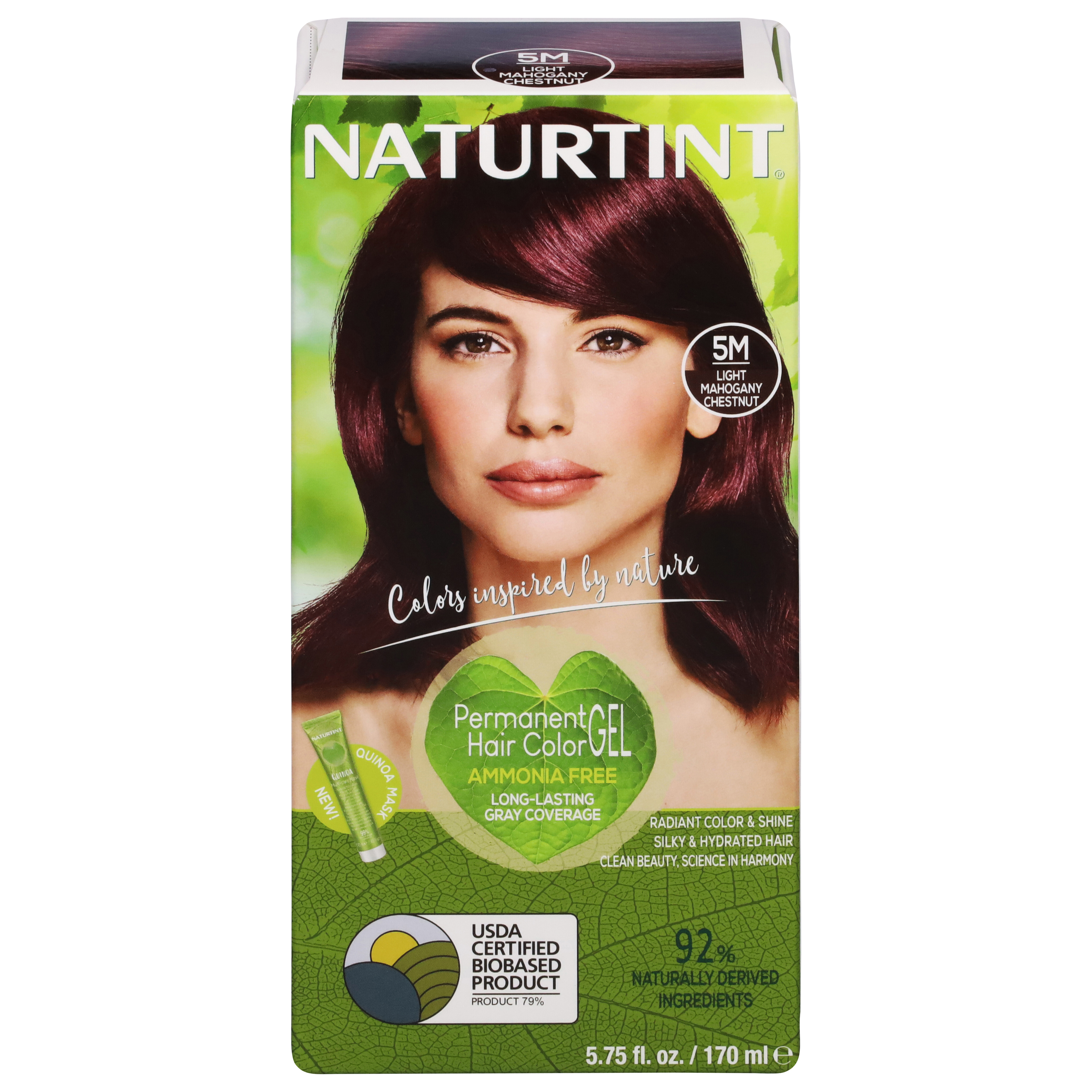 Naturtint Light Mahogany Chestnut 5M Permanent Hair Color Gel