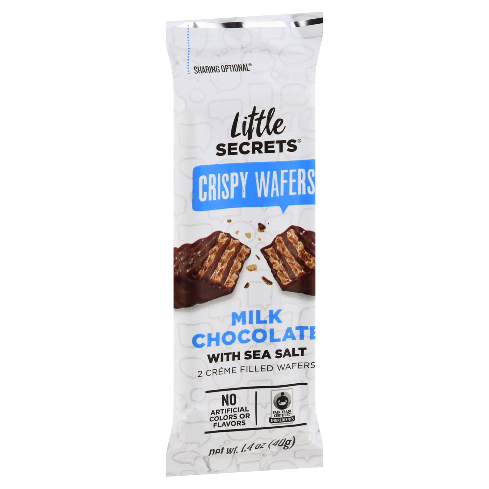 Little Secrets with Sea Salt Milk Chocolate Crispy Wafers