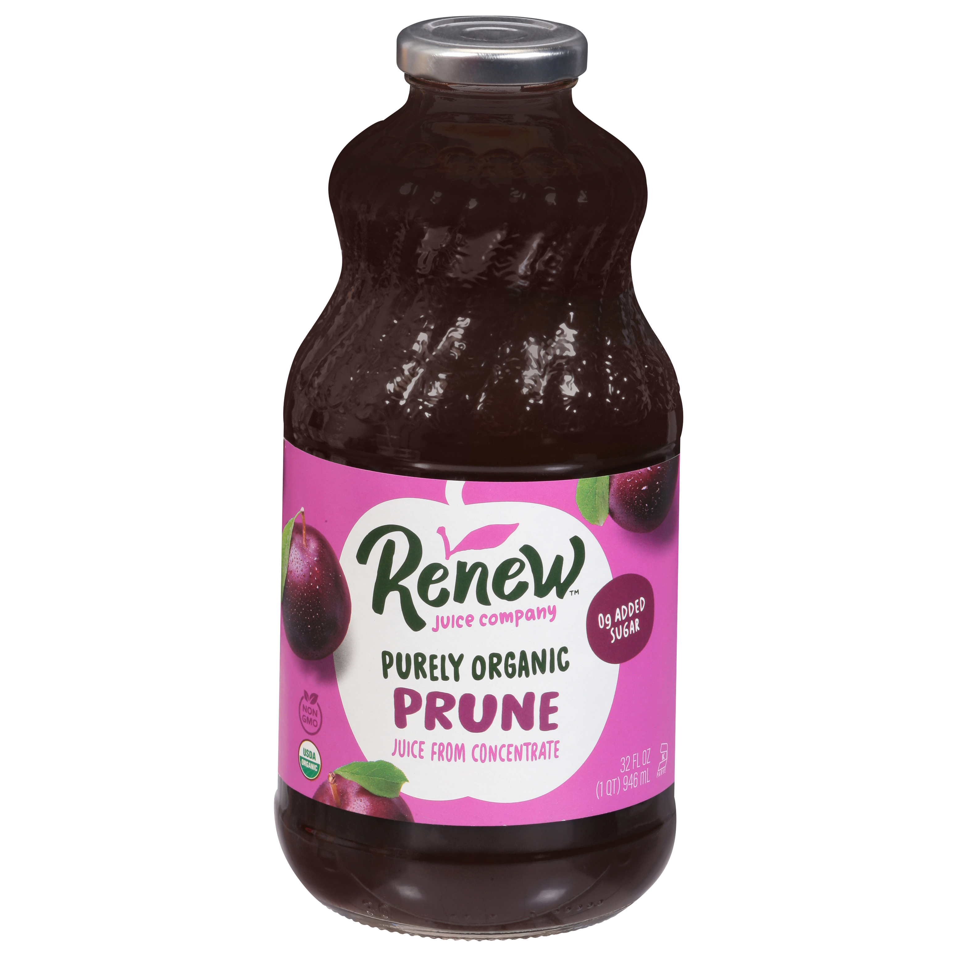 Renew Juice Company Purely Organic Prune Juice from Concentrate
