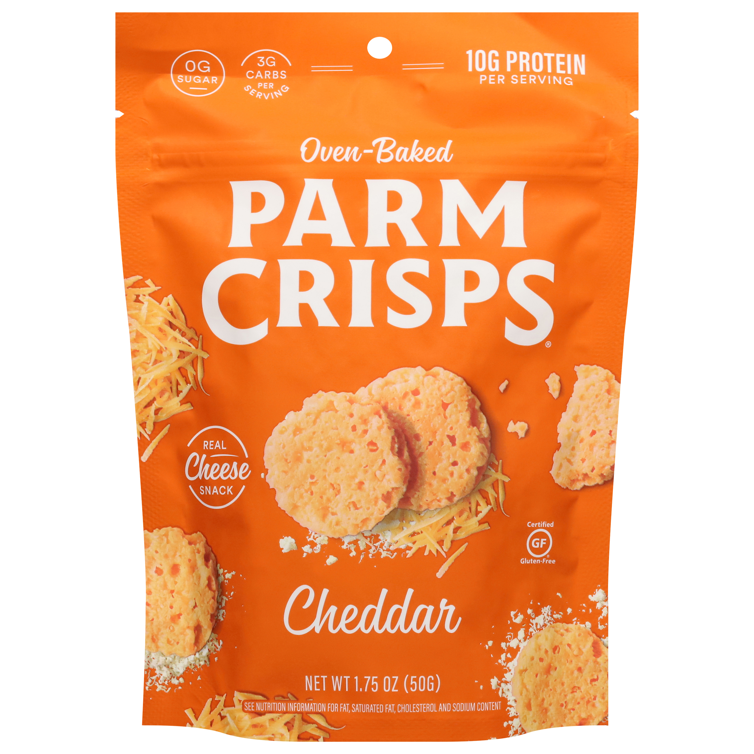 Parm Crisps Oven-Baked Cheddar Cheese Snack