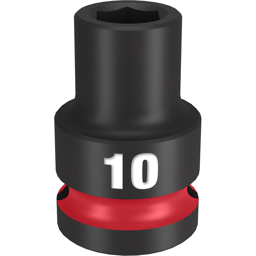 SHOCKWAVE Impact Duty 1/2" Drive 10MM Standard 6 Point Socket