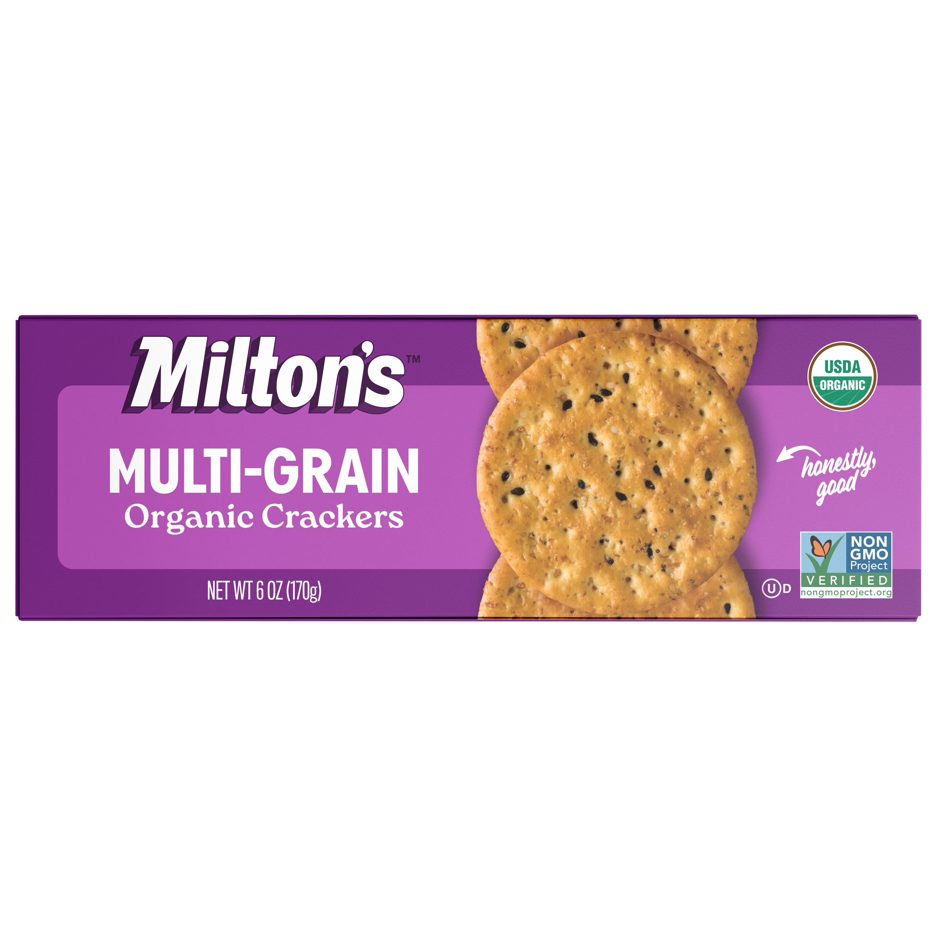 Milton's Organic Crackers - Multi-Grain,
