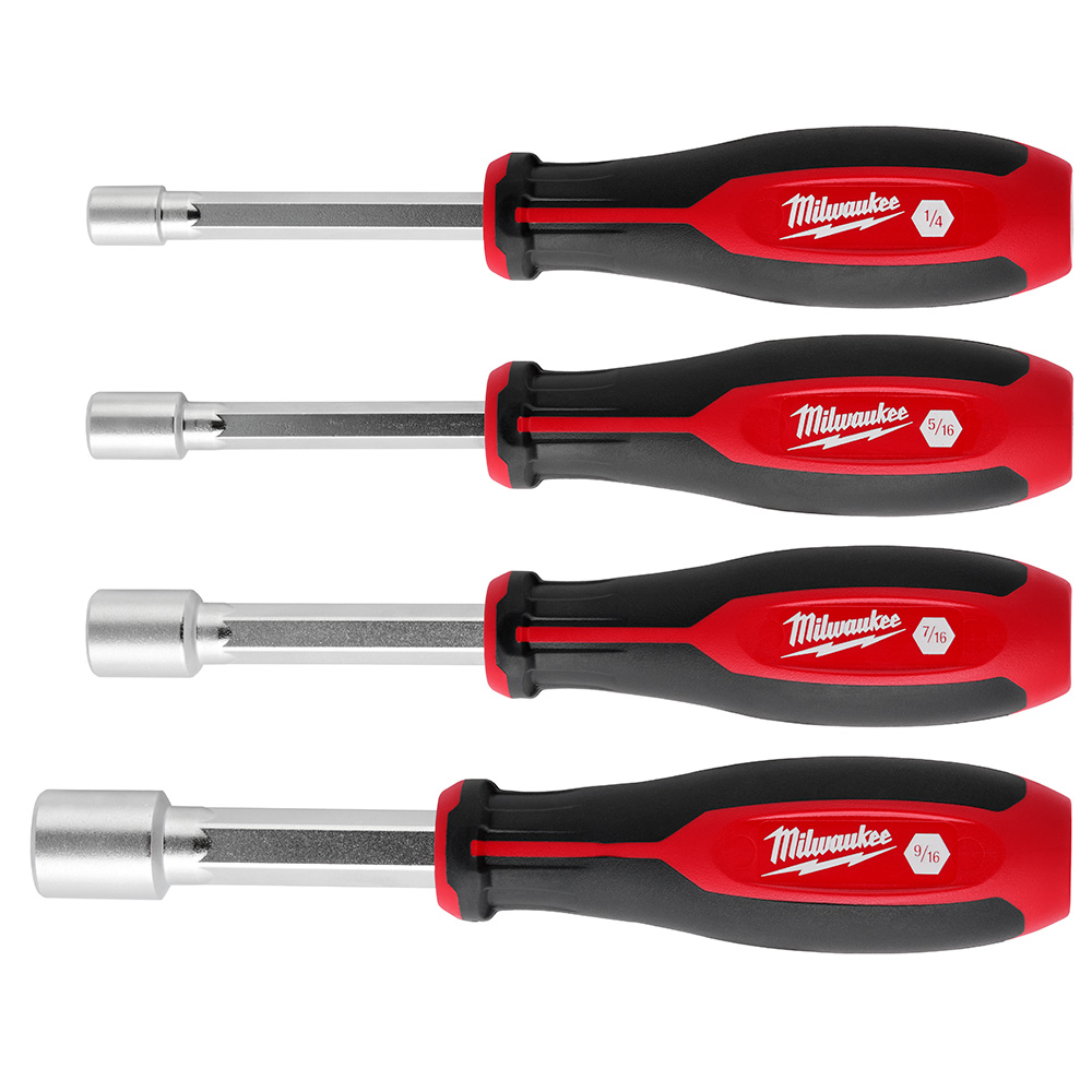 4pc SAE HollowCore Magnetic Nut Driver Set