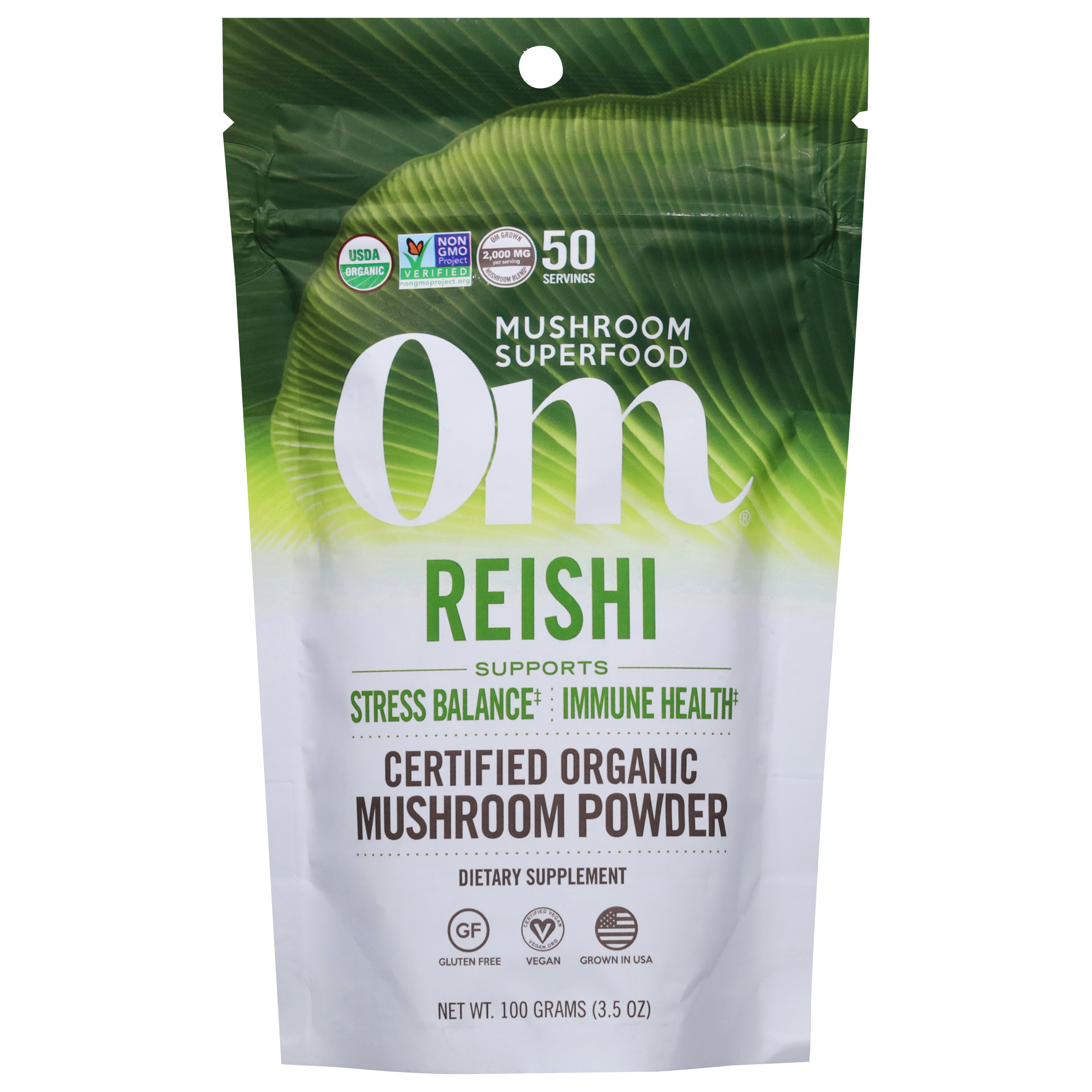 Om Organic Reishi Mushroom Powder