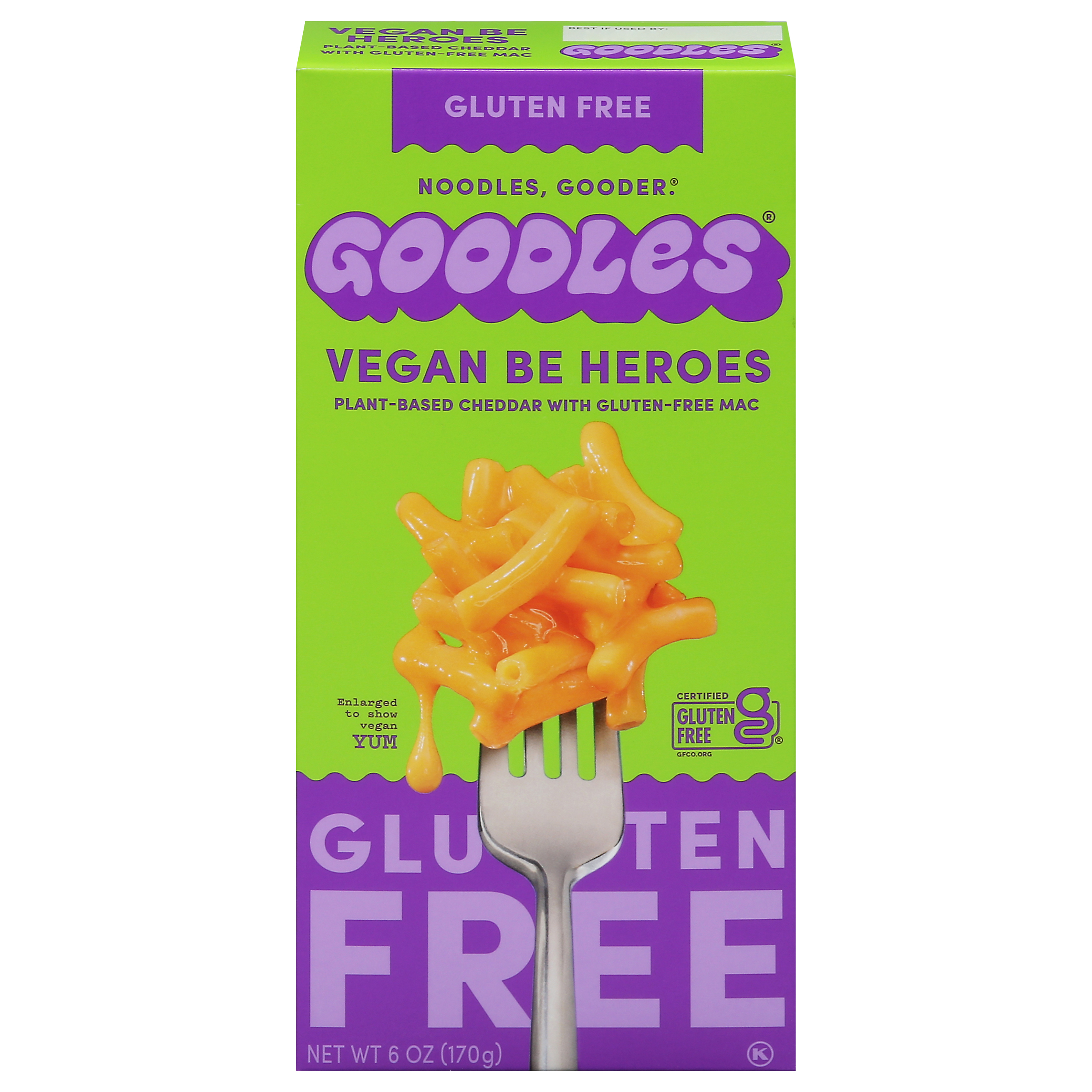 Goodles Gluten-Free Vegan Be Heroes Mac