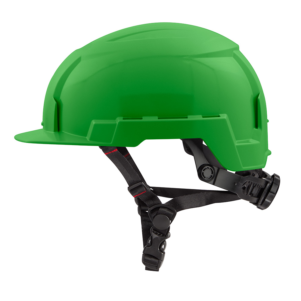 Product image for Milwaukee 48-73-1327 Grn Frnt Brm Helmet
