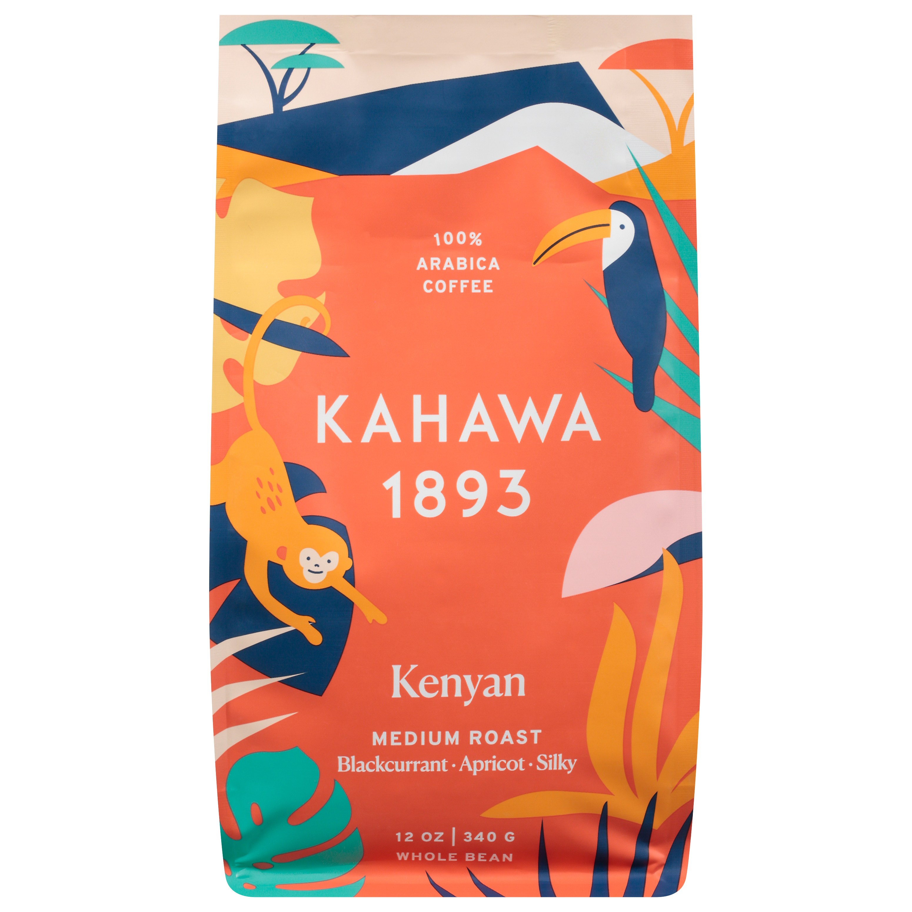 Kahawa 1893 Medium Roast Whole Bean Kenyan Coffee